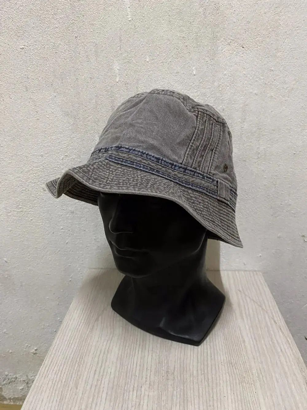 Japanese Brand Japanese Brand Distress Design Bucket Hat Size ONE SIZE - 2 Thumbnail