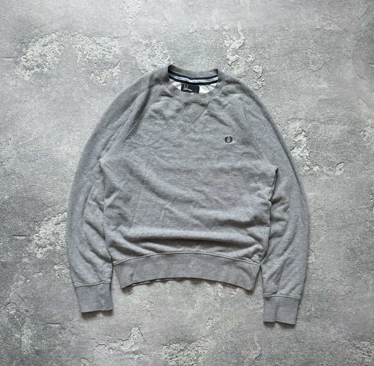 Designer × Fred Perry Fred Perry S gray sweatshirt jumper pullover long sleeve Size US S / EU 44-46 / 1 - 5 Thumbnail