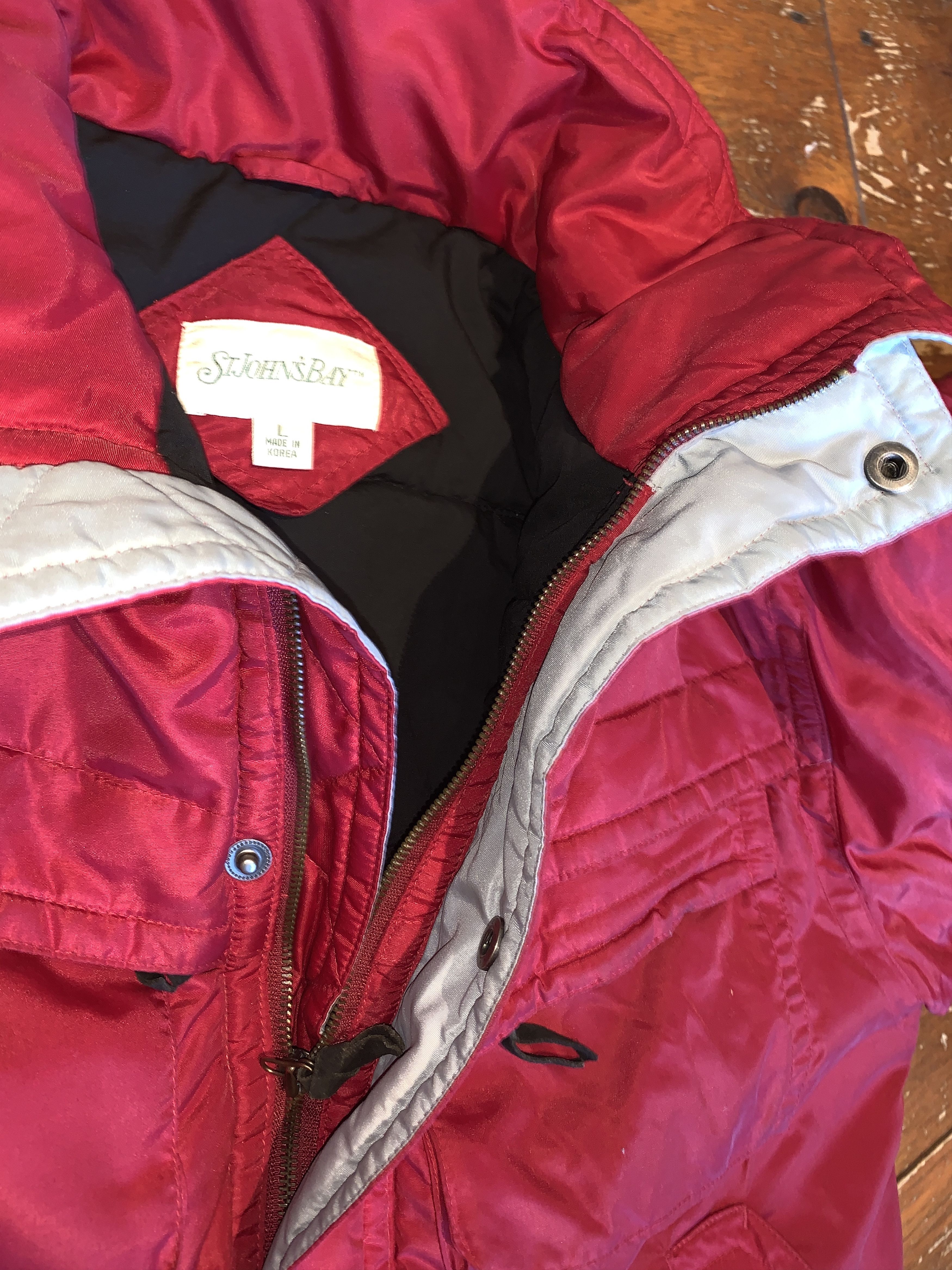 St. Johns Bay Thermal Insulated Zip down. retro 90s Size US XL / EU 56 / 4 - 2 Thumbnail