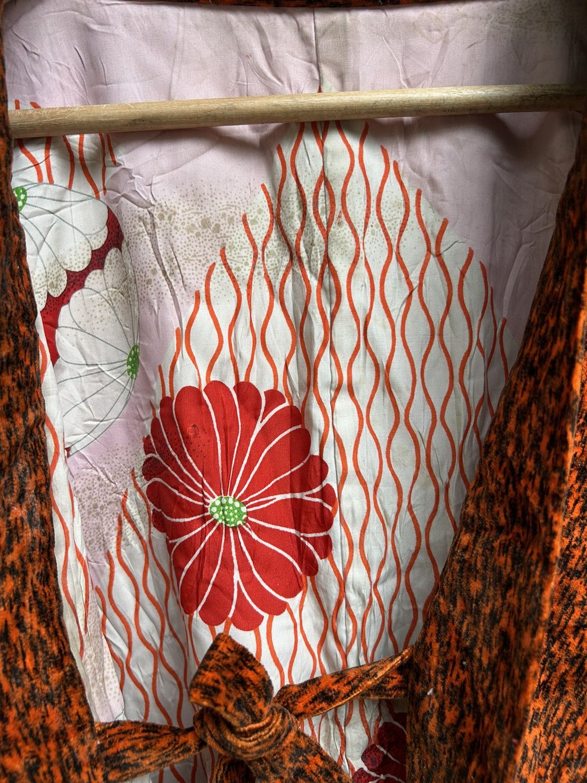Japanese Brand × Kapital × Vintage Leopard Vintage Kimono Orange Rare design 🎌☠️ Size US M / EU 48-50 / 2 - 10 Thumbnail
