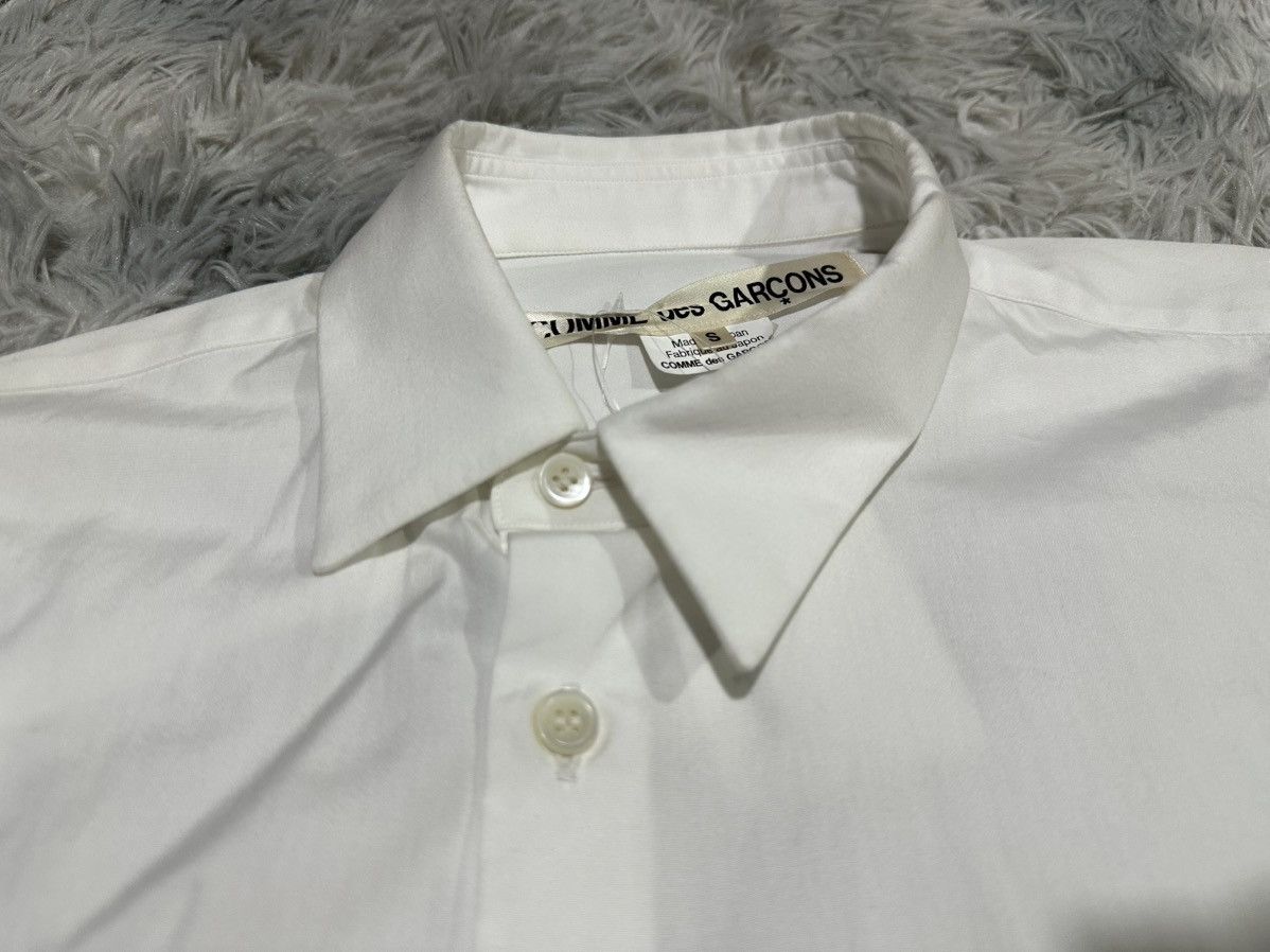 Comme des Garcons 🔥Aw24 Comme Des Garcons Asymmetric Faux Leather Frill Shirt Size US S / EU 44-46 / 1 - 12 Thumbnail