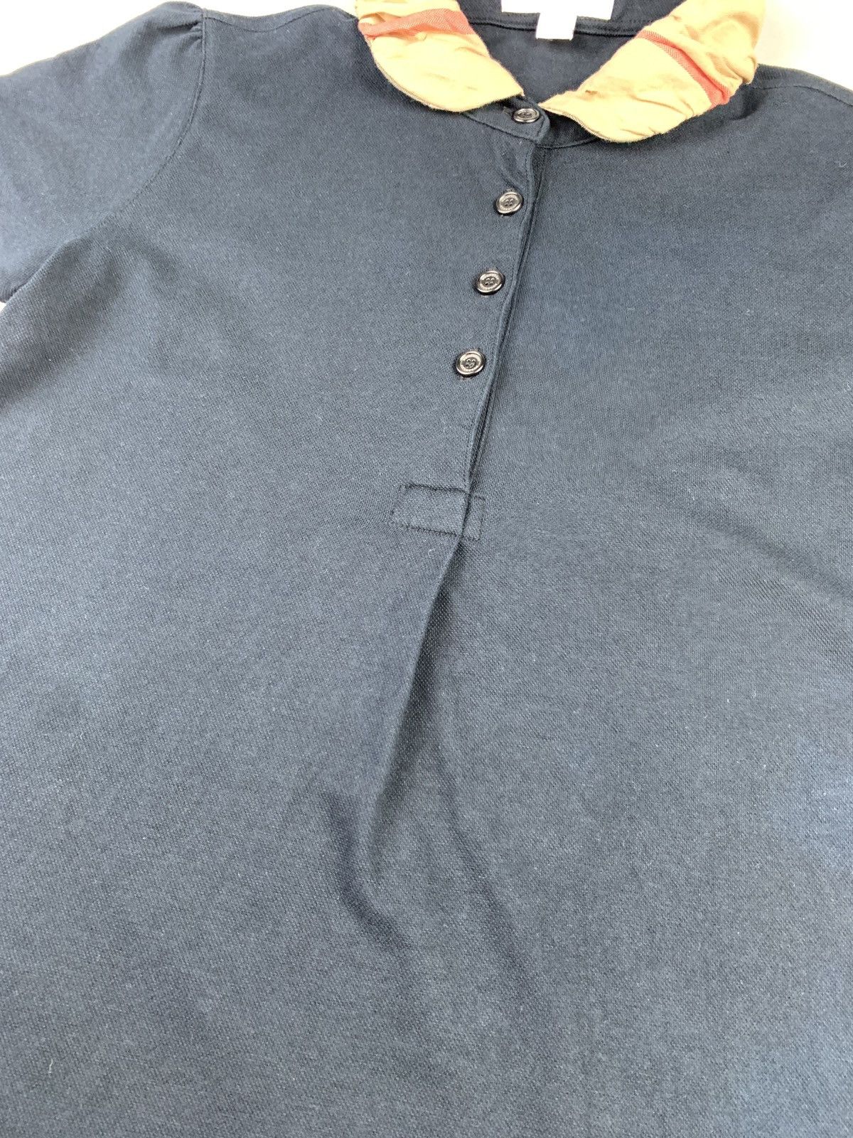 Burberry Burberry Black Cloud Collar Nova Check Fitted Polo Shirt Size S / US 4 / IT 40 - 9 Thumbnail