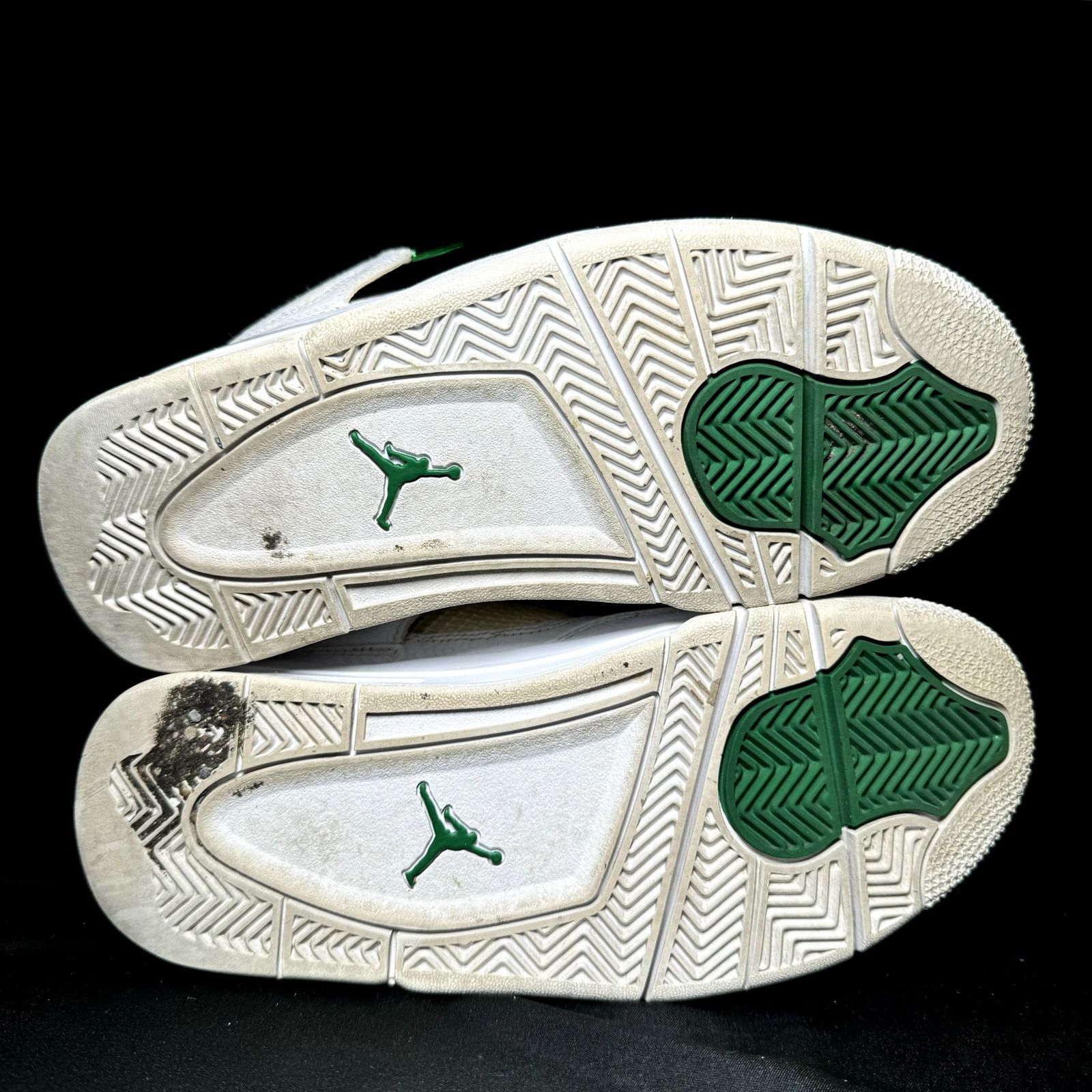 Jordan Brand × Nike Size 5.5 - Air Jordan 4 Retro GS Green Metallic Men's Shoes Size US 5.5 / EU 38 - 6 Thumbnail