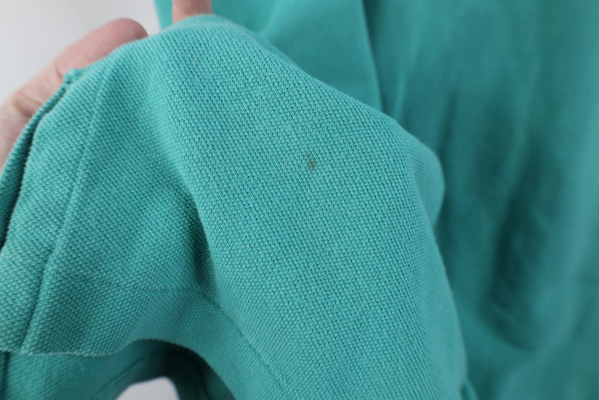 Polo Ralph Lauren Vintage 90s Ralph Lauren Pique Cotton Knit Golf Polo Teal Size US L / EU 52-54 / 3 - 9 Thumbnail