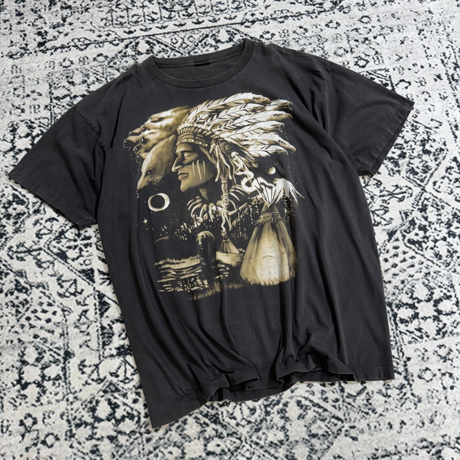 Vintage Vintage Unisex Gray Cotton T-Shirt Size XL Y2k 90s Archive Size US XL / EU 56 / 4 - 3 Thumbnail
