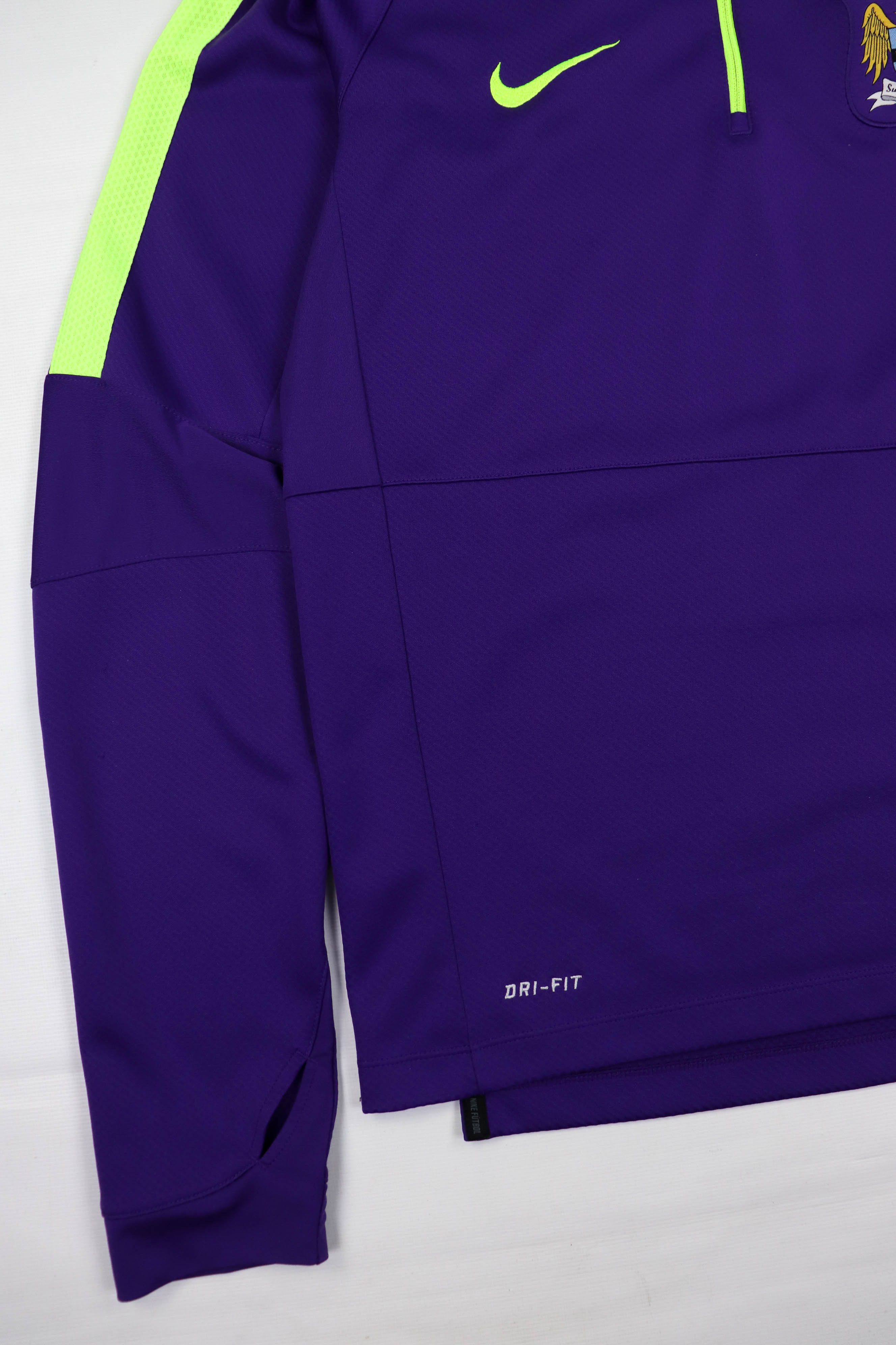 Nike Manchester City Nike MCFC Football Mock Neck Zip Long Sleeve Size US M / EU 48-50 / 2 - 4 Thumbnail