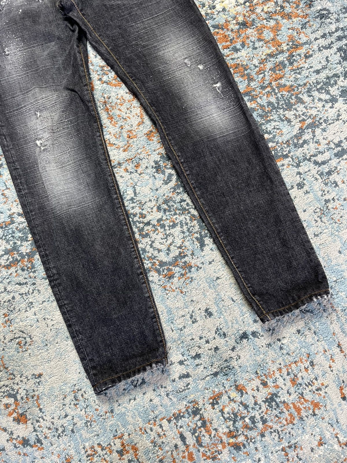 Takeshy Kurosawa × Vintage Vintage y2k Takeshi Kurosawa skinny distressed biker denim Size US 32 / EU 48 - 4 Thumbnail