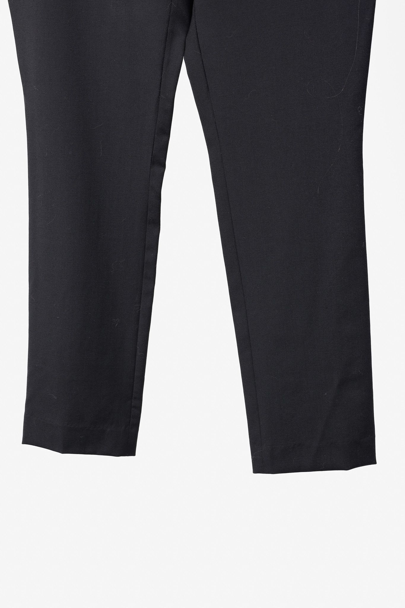 Burberry Burberry Black Stretch-Wool Straight-Leg Trousers Size 28" / US 6 / IT 42 - 6 Thumbnail