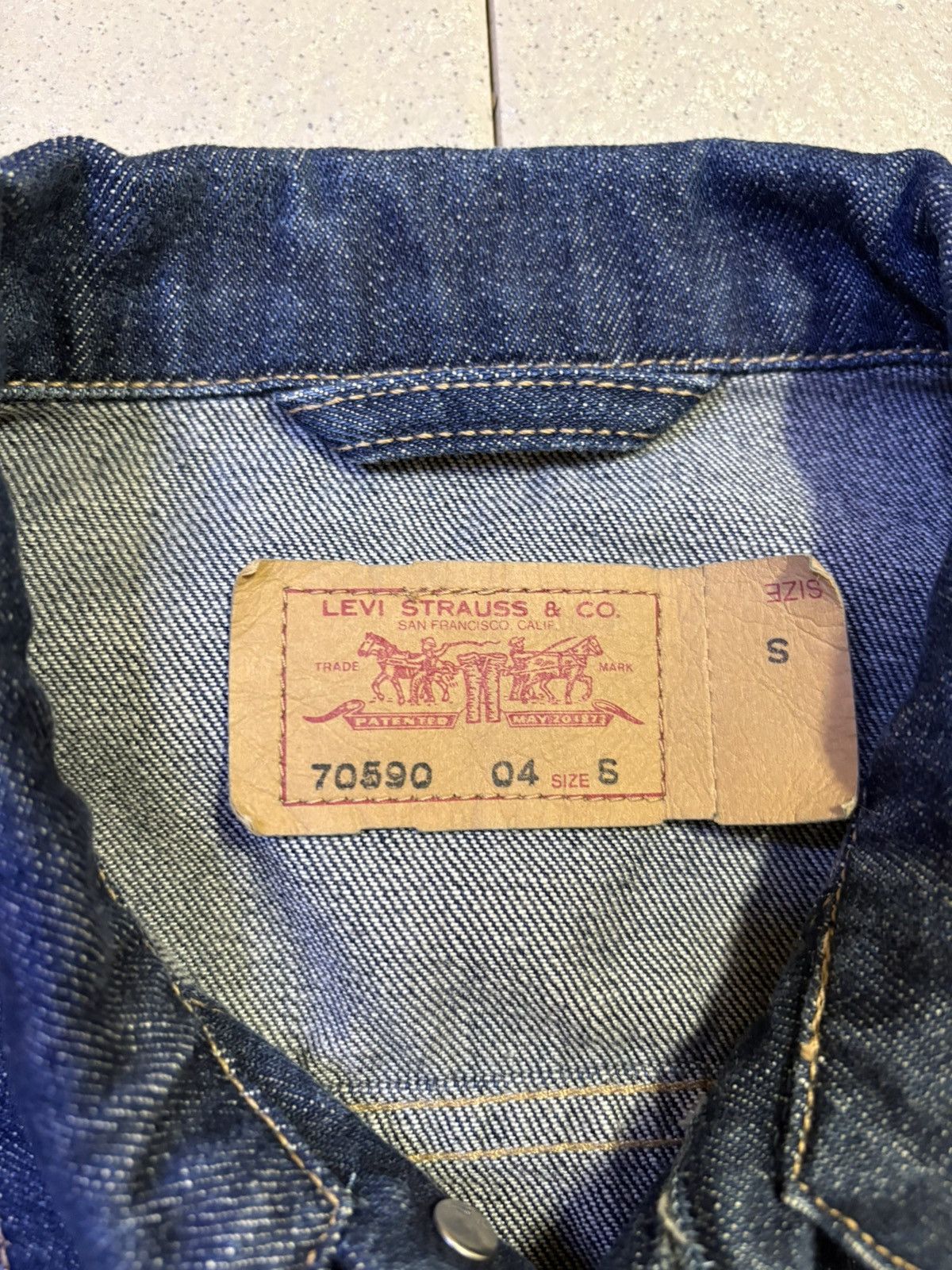 Levi's Vintage Levi's 70590 04 Denim Trucker Jacket Womens Size S Size S / US 4 / IT 40 - 4 Thumbnail