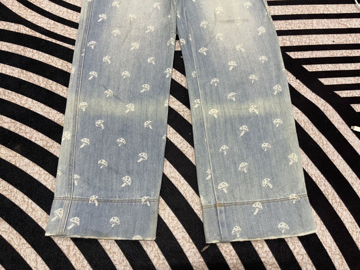 Issey Miyake 2000s ISSEY MIYAKE FULLPRINT MUSHROOM JEANS RARE Size US 30 / EU 46 - 4 Thumbnail