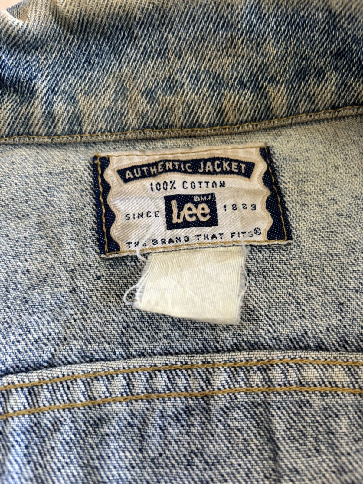 Lee RARE🔥VINTAGE 80s LEE ACID WASH DENIM TRUCKER JACKET Size US M / EU 48-50 / 2 - 13 Thumbnail