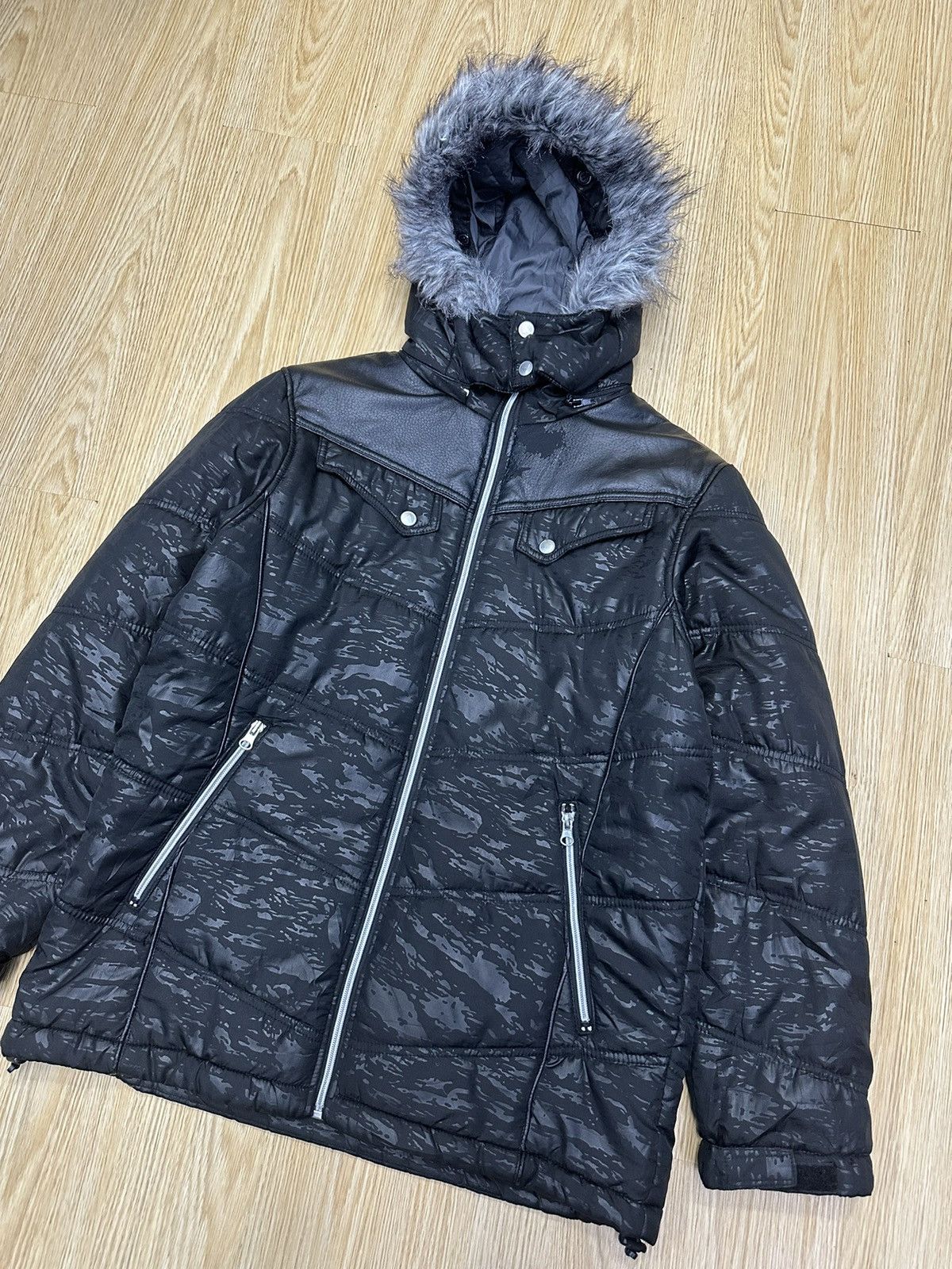 Airwalk × If Six Was Nine × Le Grande Bleu (L.G.B.) Vintage Airwalk Fur Down Like If Six Jacket MJ165 Size US M / EU 48-50 / 2 - 2 Thumbnail