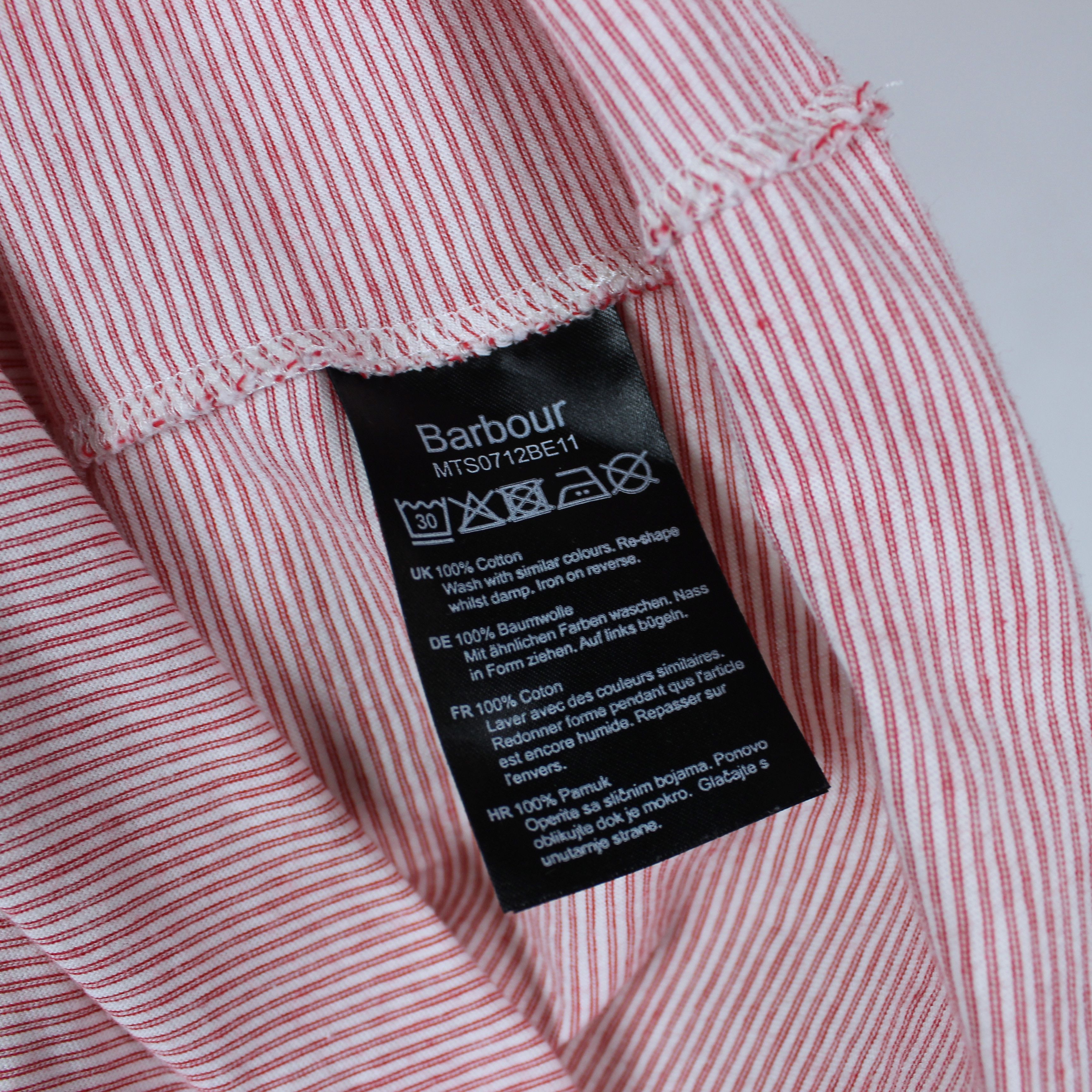 Barbour Barbour t shirt tee men stripes mariner L Size US L / EU 52-54 / 3 - 7 Thumbnail