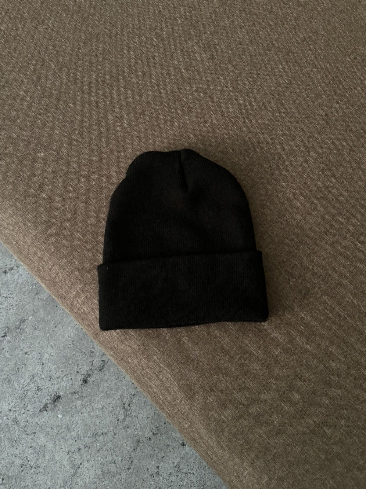 Carhartt × Vintage Vintage Carhartt Y2K knitted black hat cap Size ONE SIZE - 4 Thumbnail