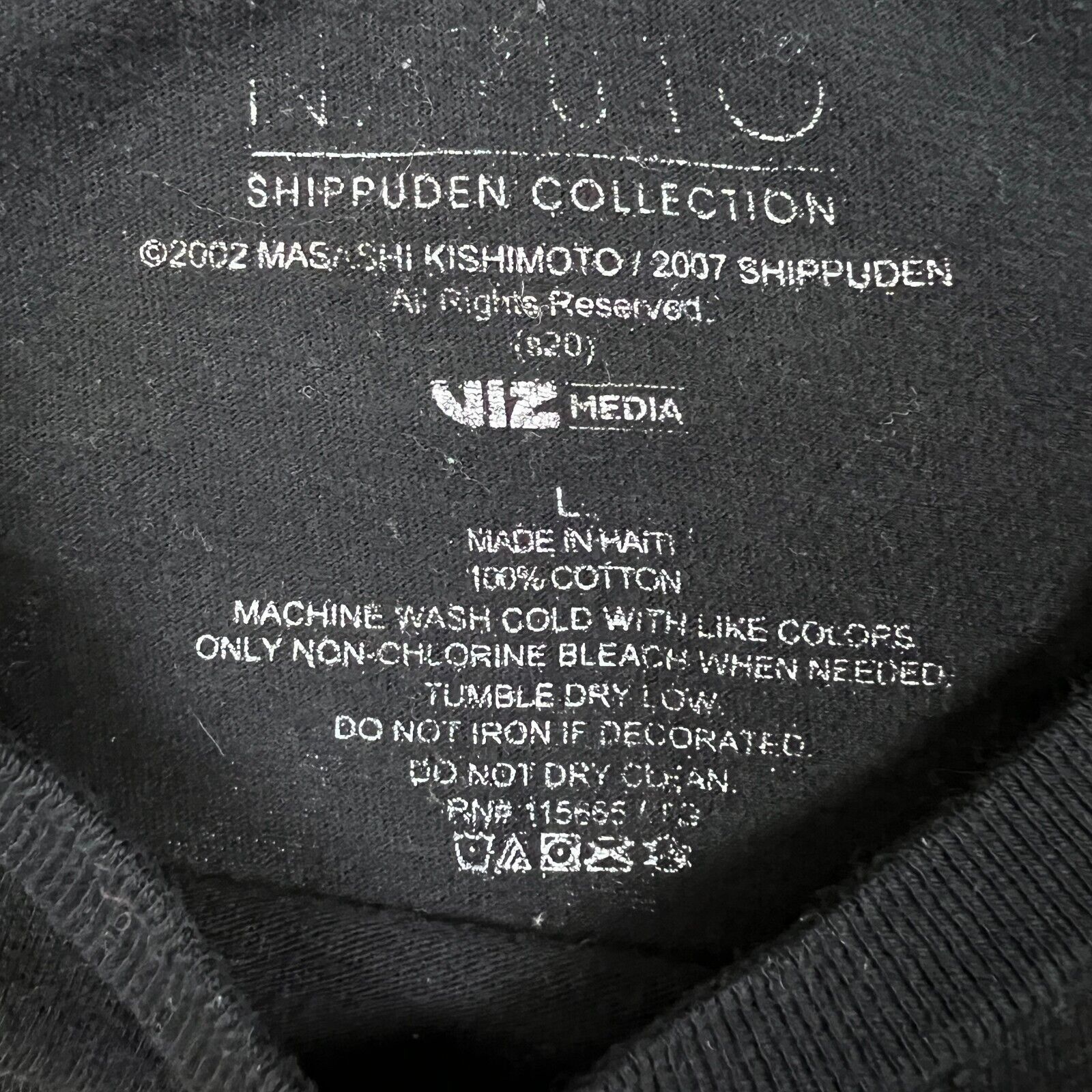 Anime × Vintage Vintage 2007 Naruto Shippuden T Shirt Large Sasuke Anime Tee Size US L / EU 52-54 / 3 - 7 Thumbnail