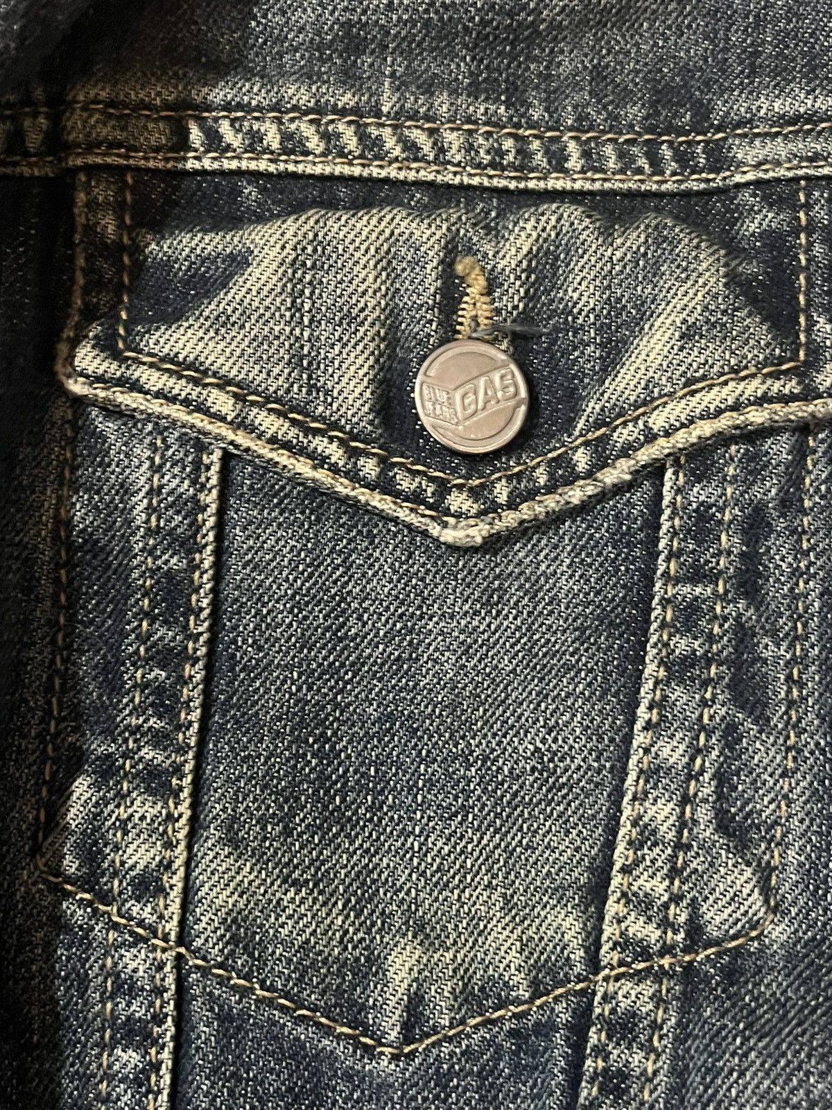 GAS Vintage GAS Denim Jacket Size US L / EU 52-54 / 3 - 3 Thumbnail