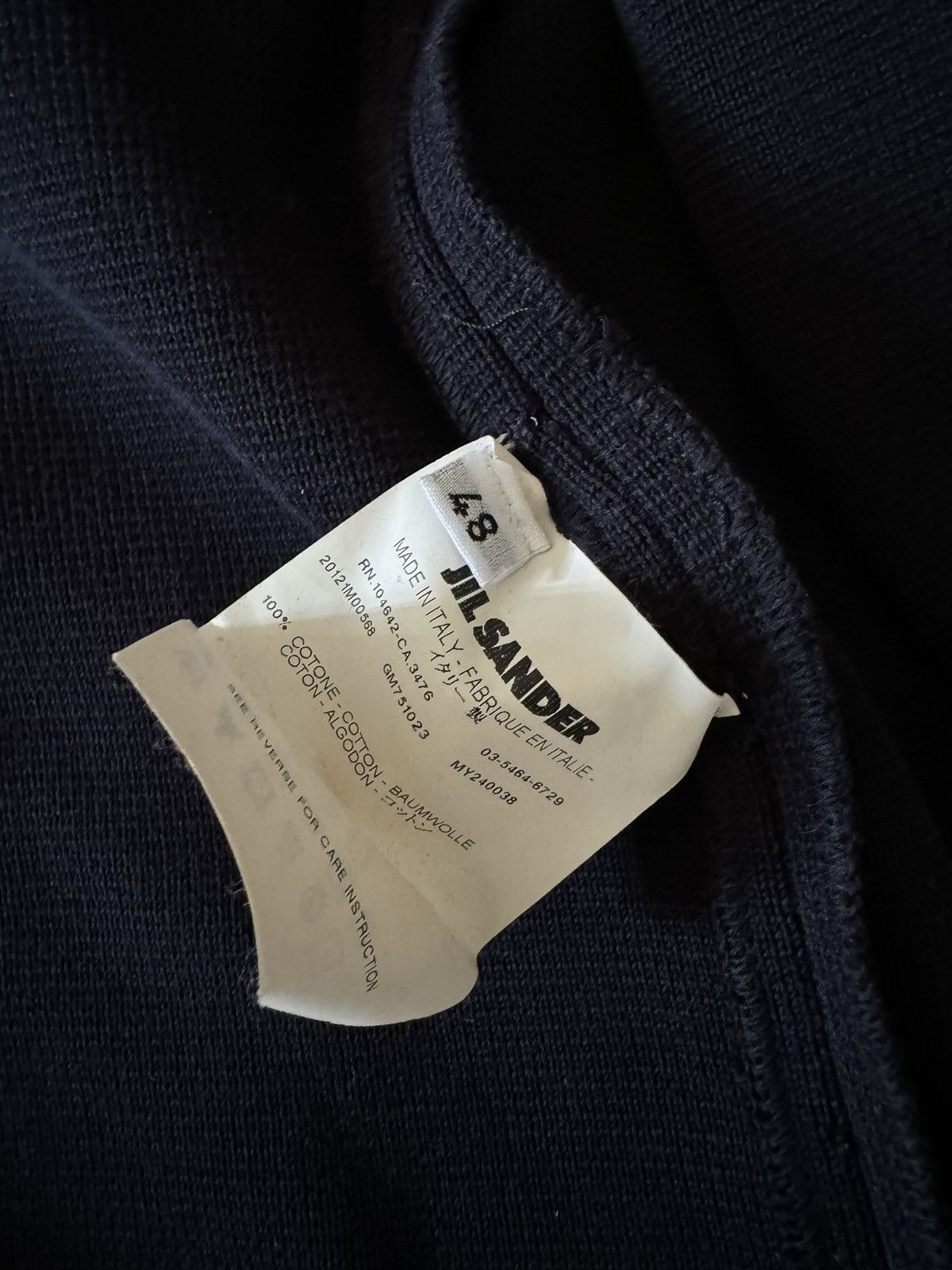 Jil Sander AW12 Navy Coat/Blazer Size 38L - 5 Thumbnail