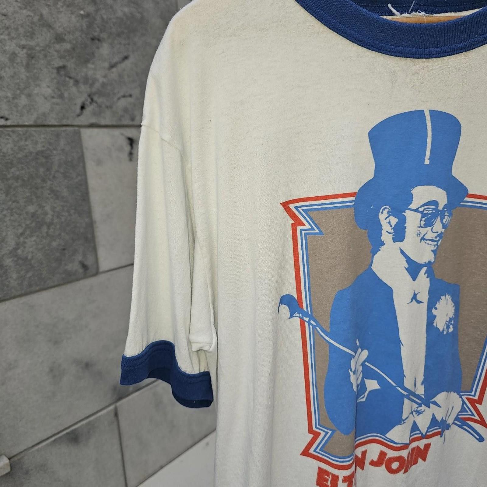 Other Men's White Elton John Ringer Tee Size US XL / EU 56 / 4 - 3 Thumbnail