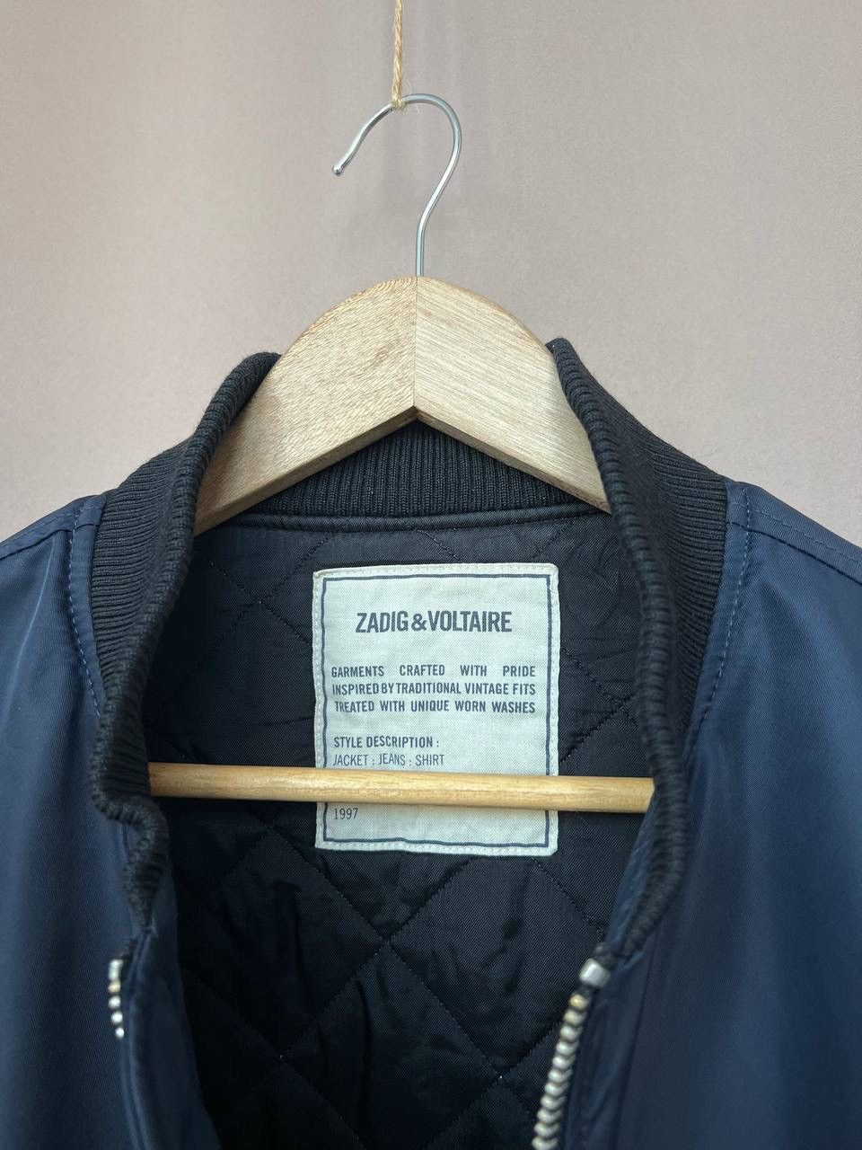 Zadig & Voltaire Zadig & Voltaire Benet Twill Bomber Men's Size L Jacket Size US L / EU 52-54 / 3 - 10 Thumbnail