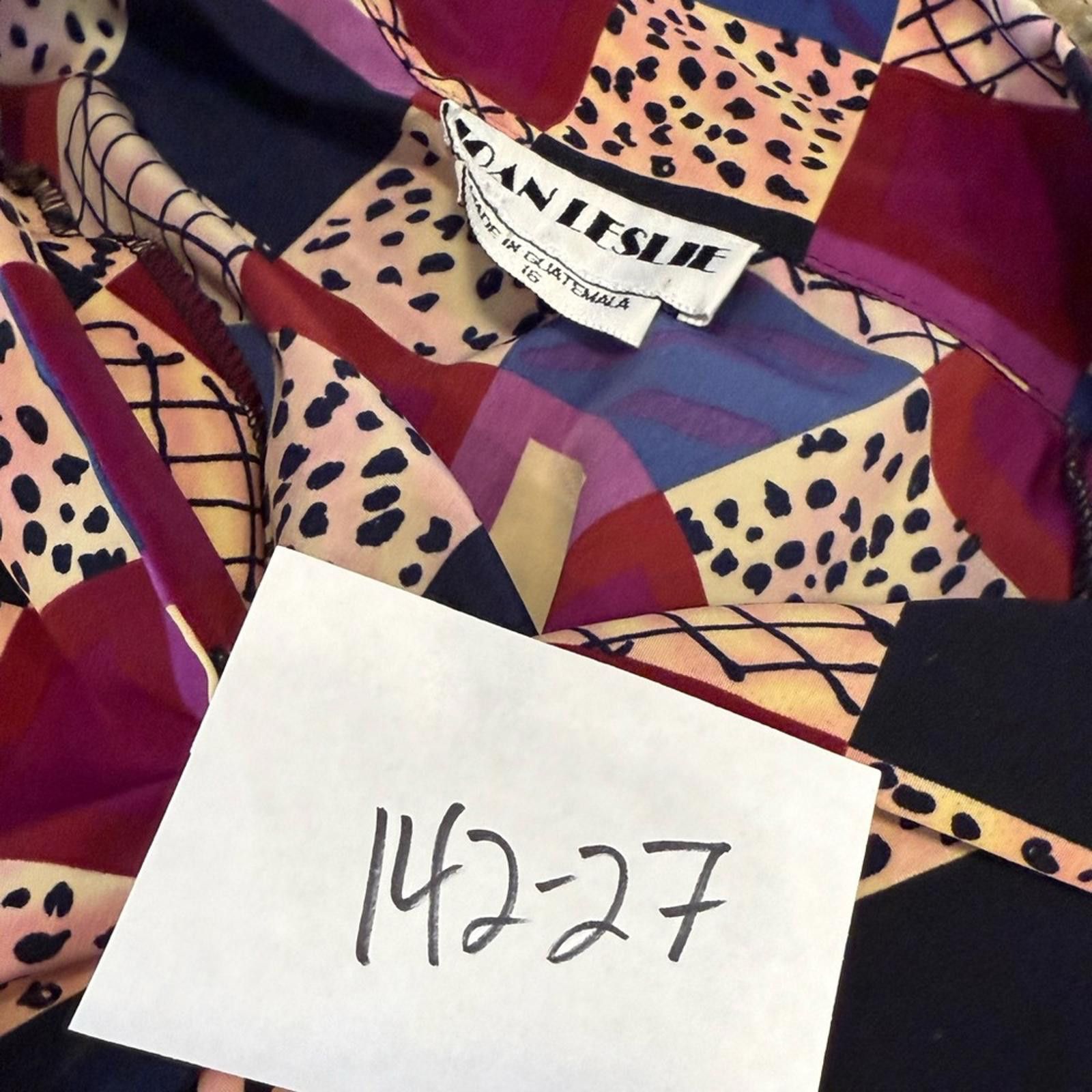 Other Joan Leslie patchwork & leopard print top Plus SZ 16 Size XXL / US 16-18 / IT 52-54 - 11 Thumbnail
