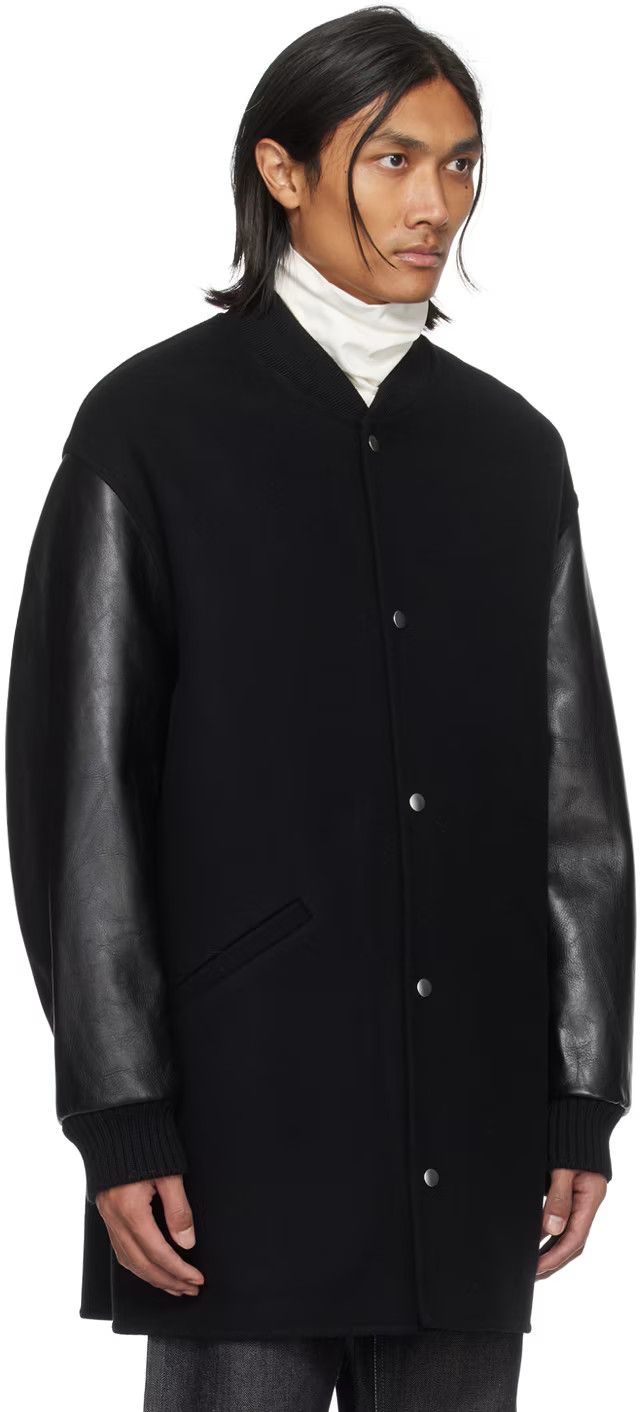 Jil Sander o1w1db10825 Bomber Jacket in Black Size US XL / EU 56 / 4 - 2 Thumbnail