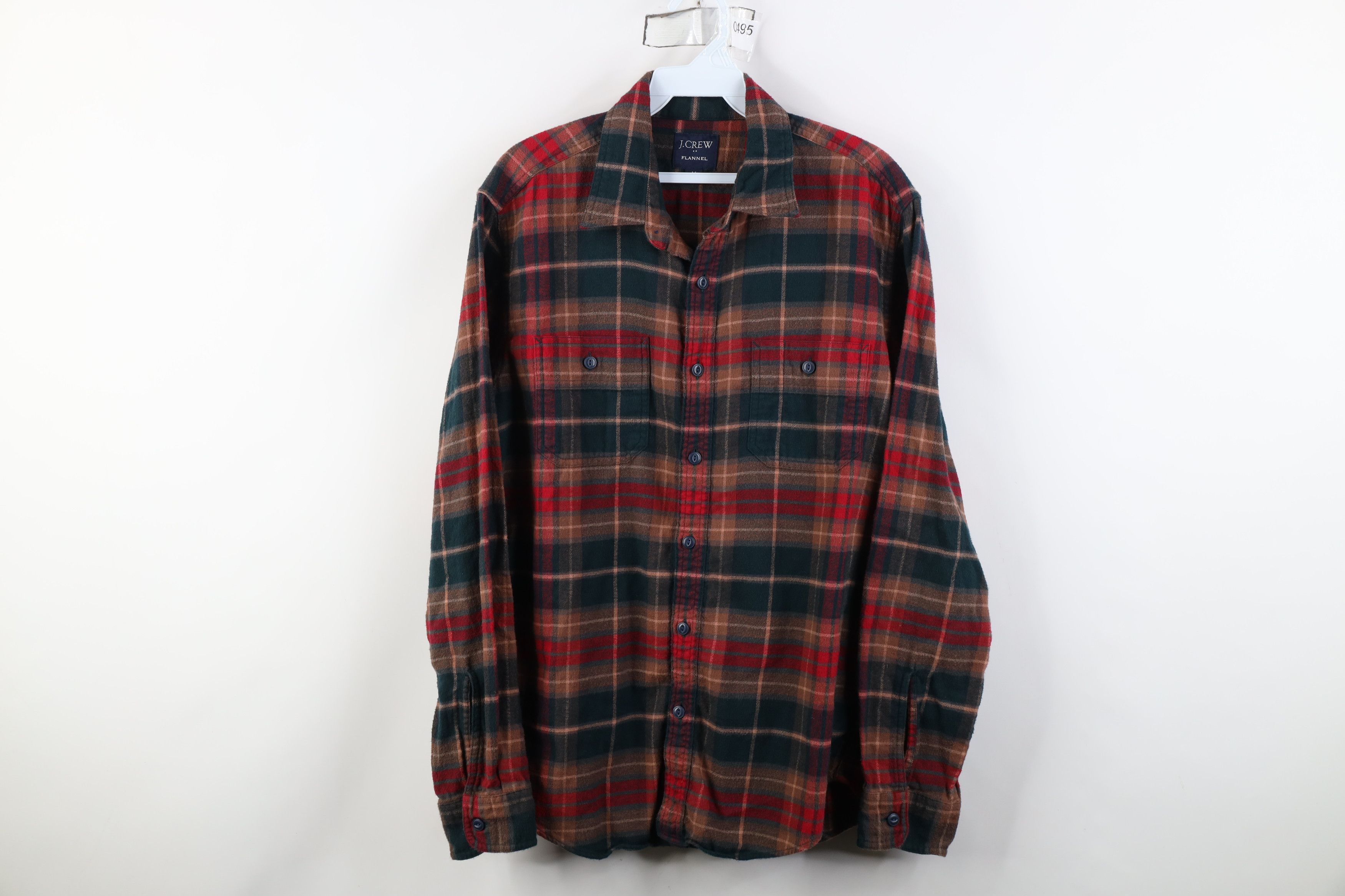 J.Crew Vintage Y2K J Crew Flannel Collared Button Shirt Plaid Size US M / EU 48-50 / 2 - 1 Thumbnail