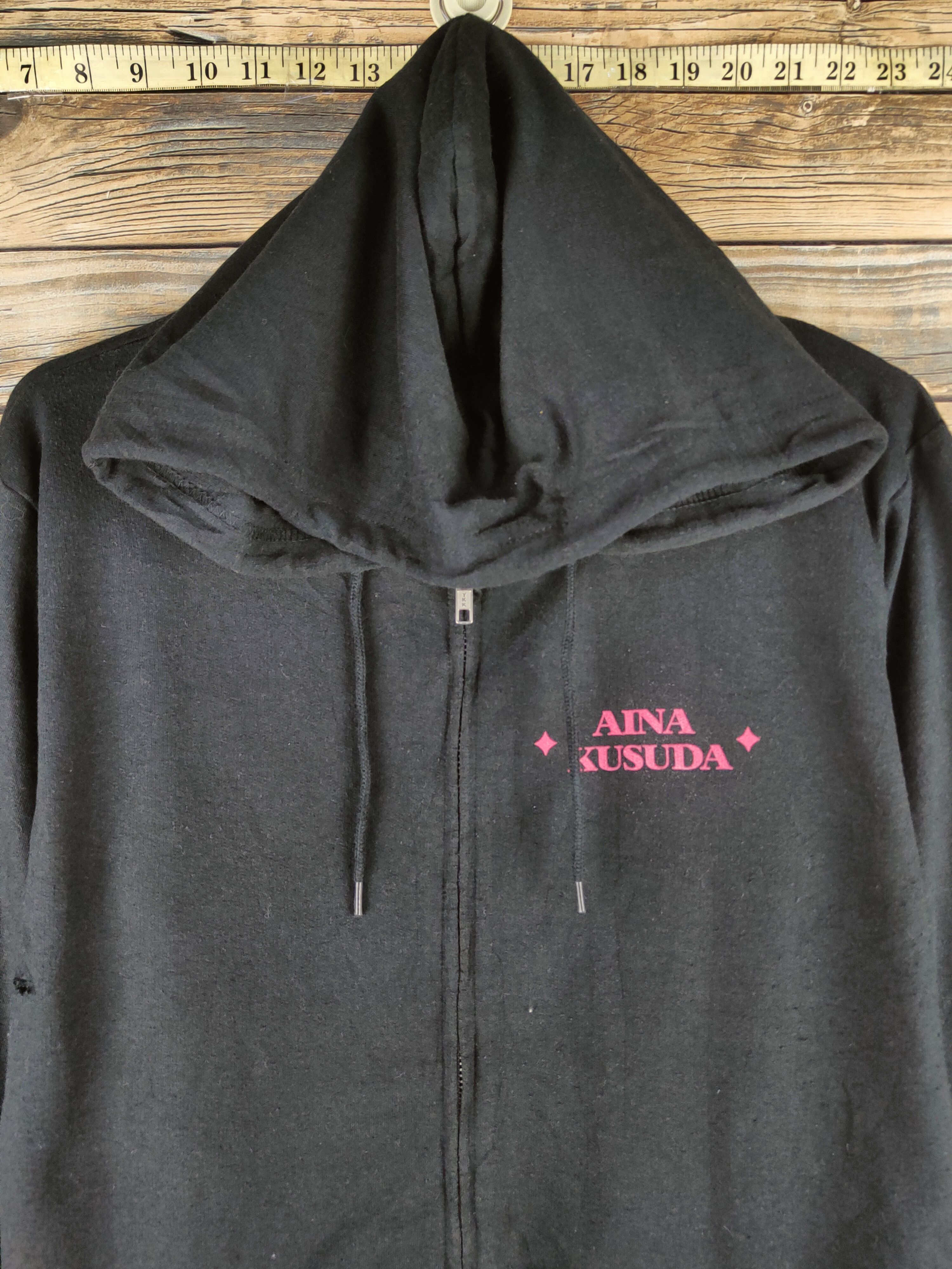 Japanese Brand Vintage Faded Mafimum Black Hoodie Sweaters Size L / US 10 / IT 46 - 2 Thumbnail
