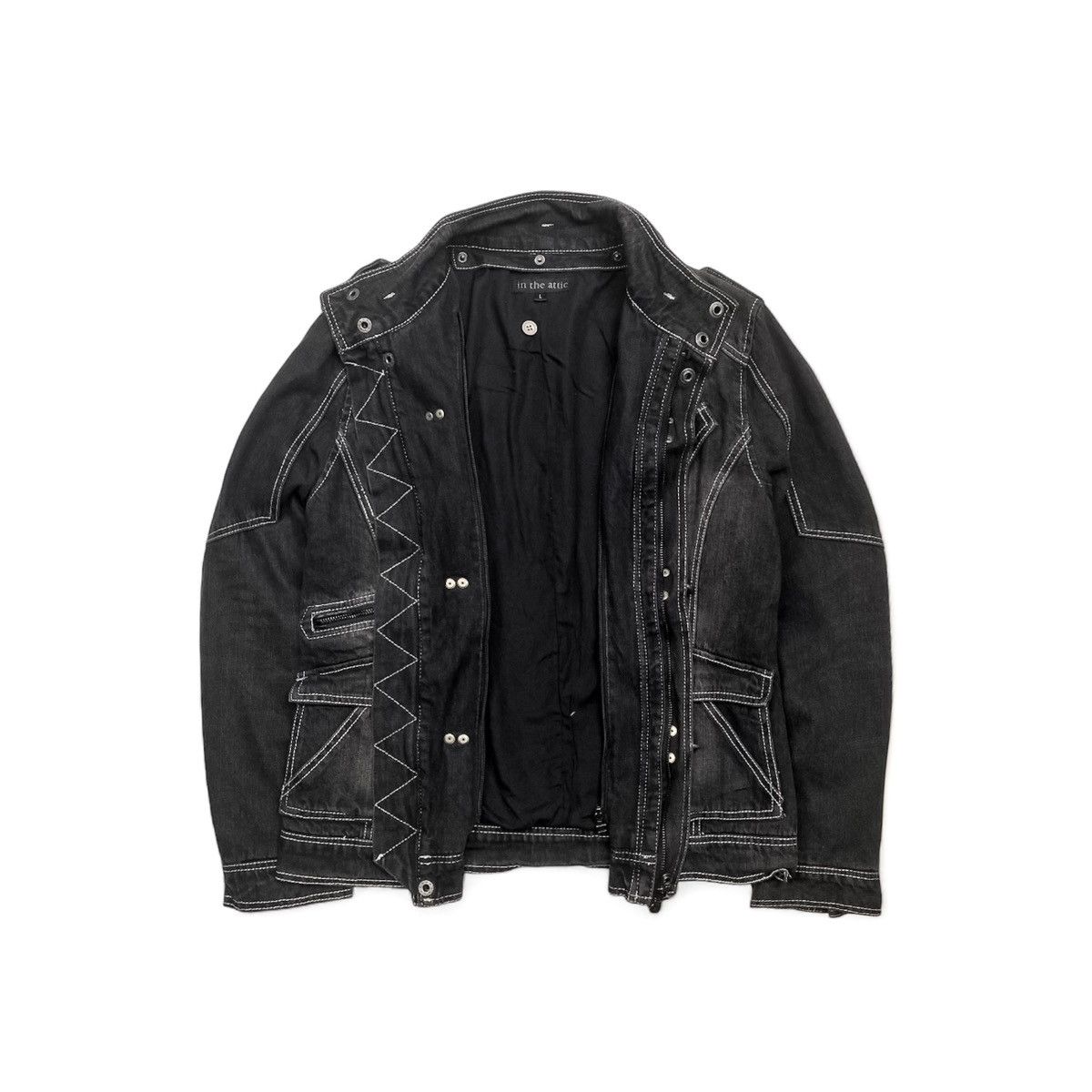 14th Addiction 🧨IN THE ATTIC JACKET TWO IN ONE DENIM JACKET Size US M / EU 48-50 / 2 - 2 Thumbnail