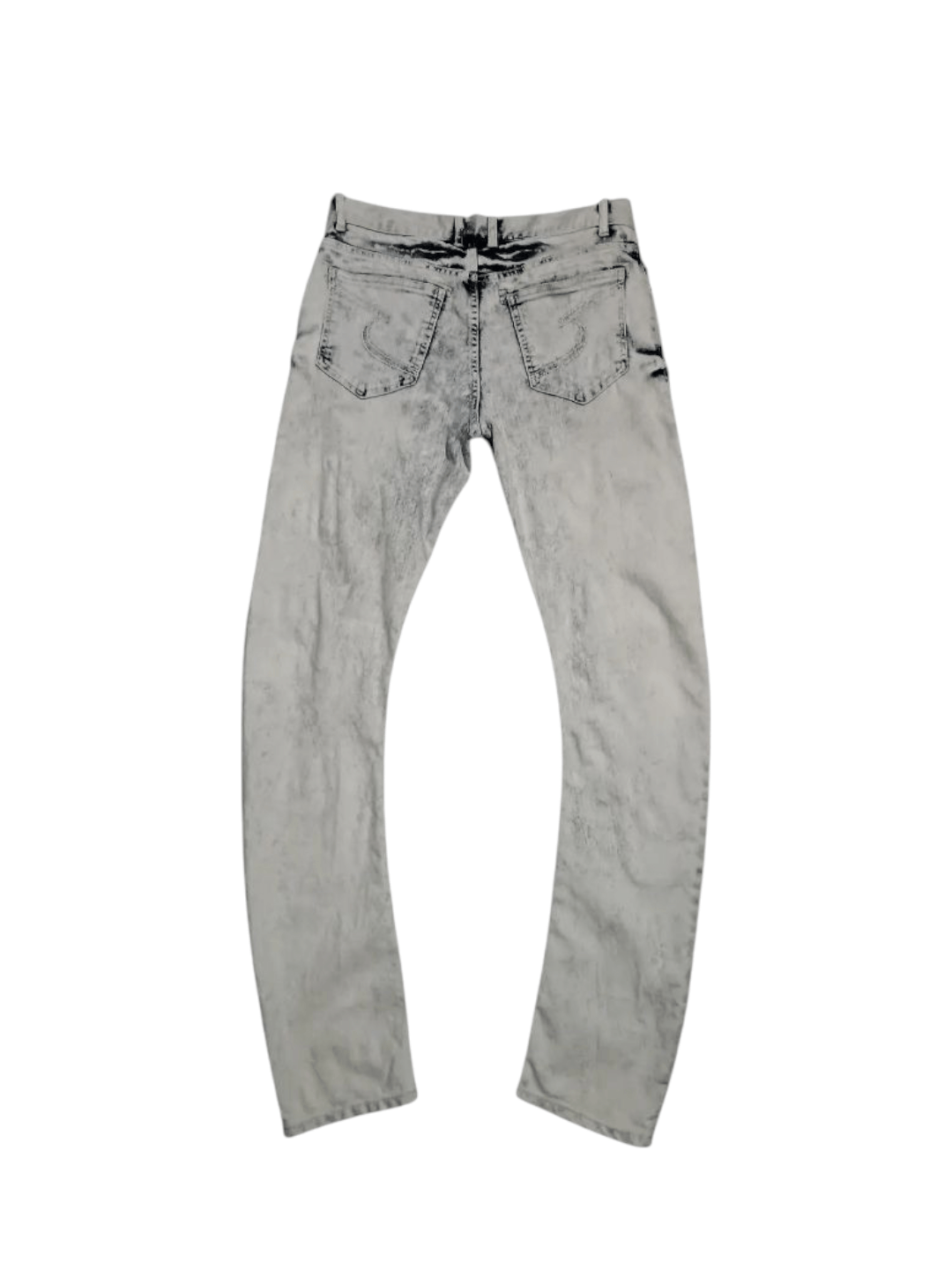 semanticdesign Sematic Design Acid Wash Denim Banana Pant Size US 31 - 4 Thumbnail