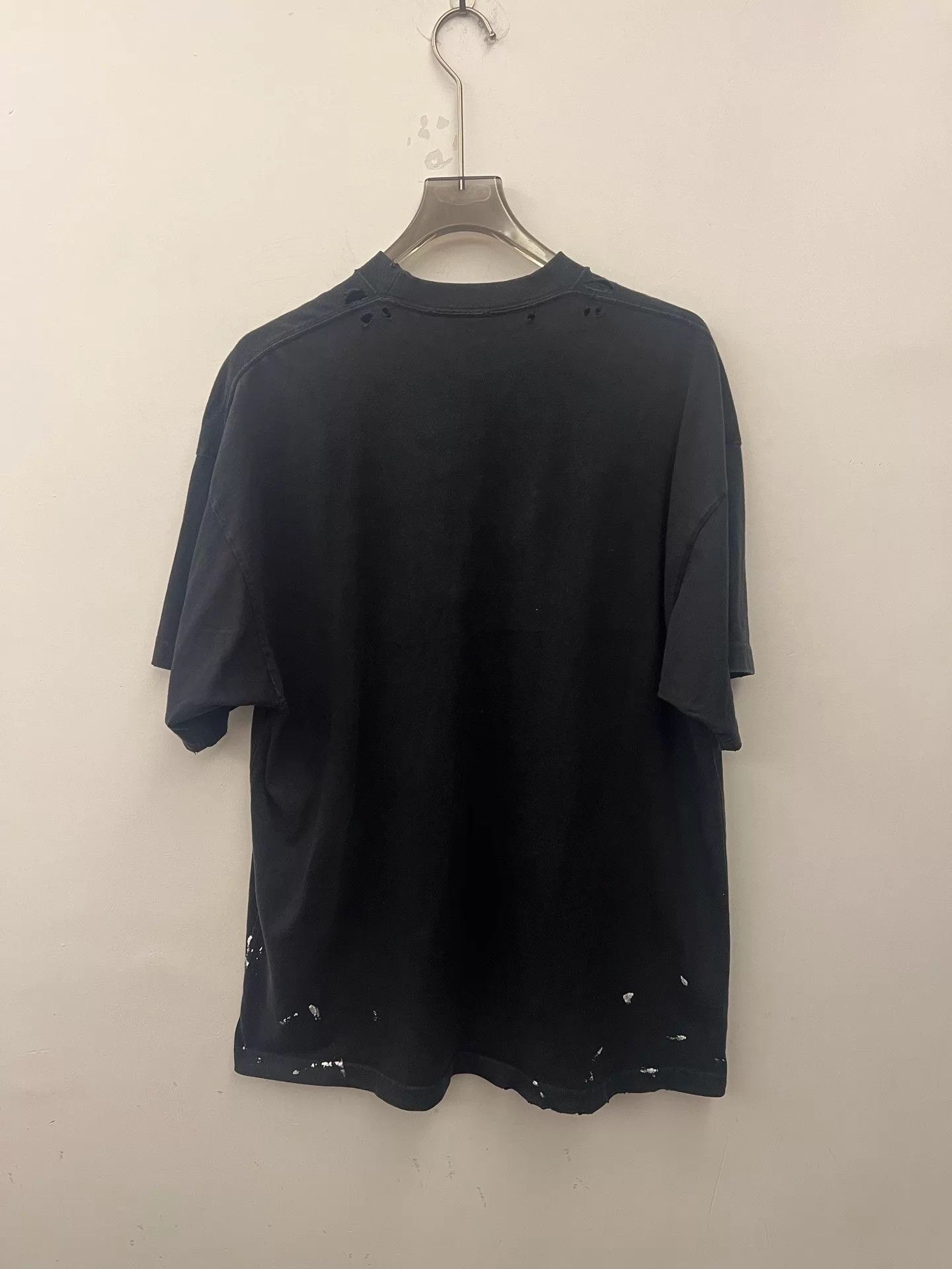 Balenciaga Balenciaga Rock Band Lightning Letter Crew Neck SS Black S1 Size US S / EU 44-46 / 1 - 2 Thumbnail