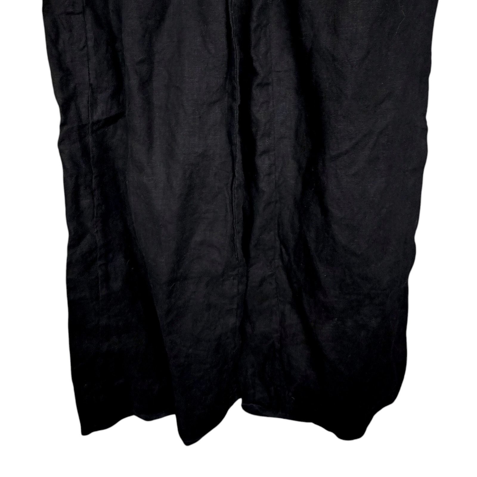 & Other Stories & Other Stories Women's 4 Black Wide Leg 100% Linen Pants Size 27" / US 4 / IT 40 - 6 Thumbnail
