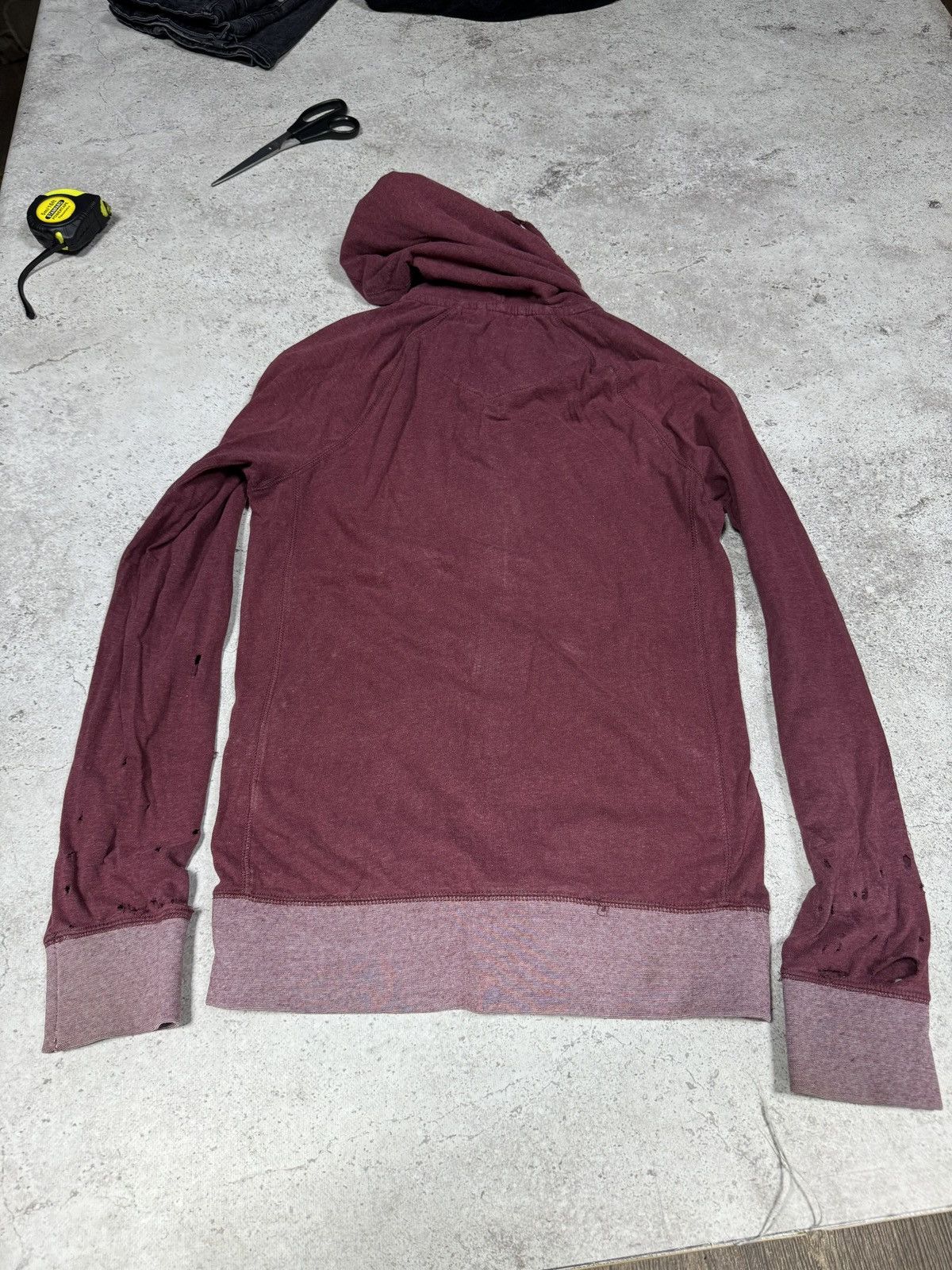 Japanese Brand Vintage Distressed Faded Hoodie Junya Watanabe Style Size US M / EU 48-50 / 2 - 3 Thumbnail