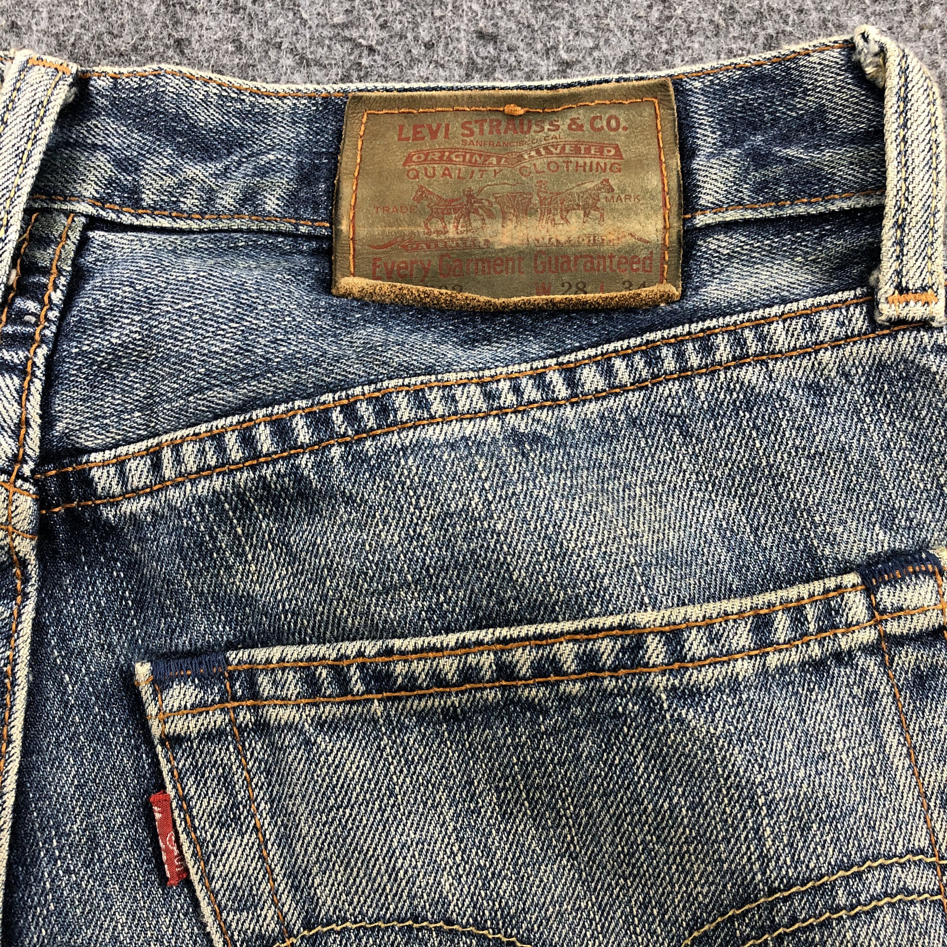 Levi's × Vintage Vintage 90s Distress Mud Wash Levis 502 Jeans-JM1374 Size US 28 / EU 44 - 6 Thumbnail