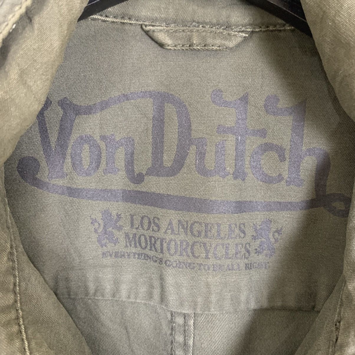 Designer × Vintage × Von Dutch Von Dutch Distressed Jacket Size L / US 10 / IT 46 - 14 Thumbnail