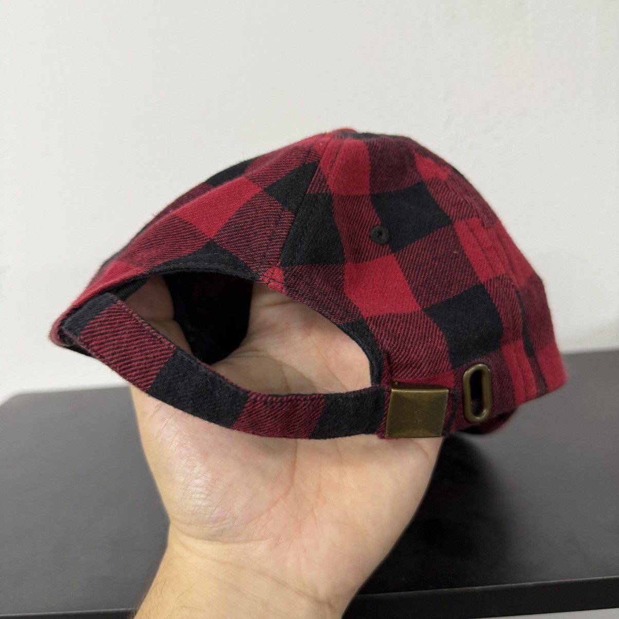 Other Back Number Japan Flannel Balenciaga Style 6 Panel Cap Size ONE SIZE - 4 Thumbnail