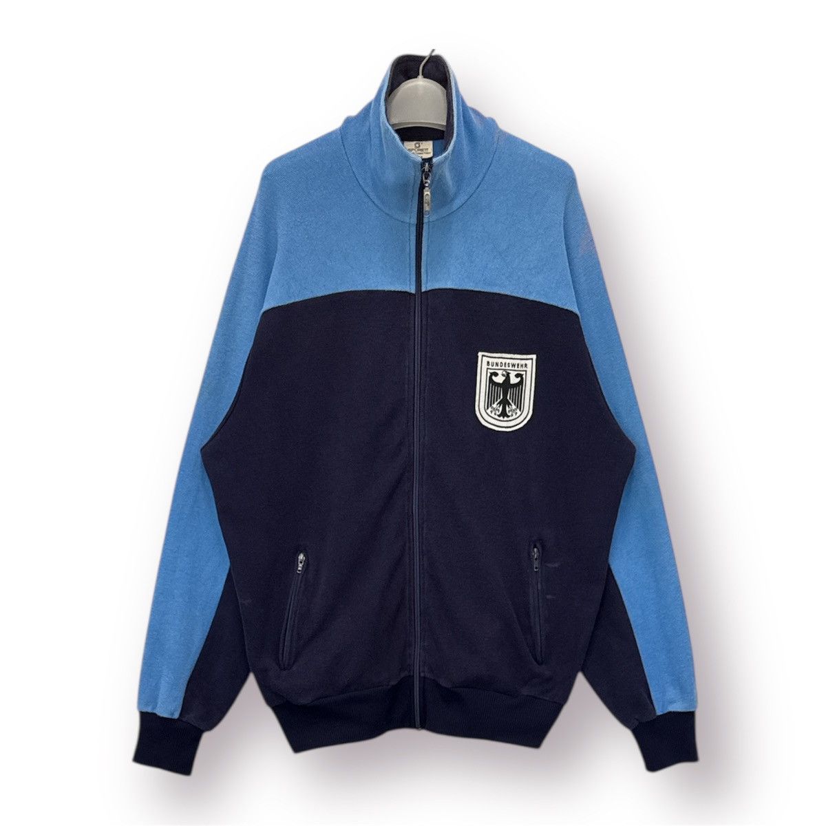 Vintage 🔥 80s Bundeswehr Germany Military Track Jacket - 52 Size US L / EU 52-54 / 3 - 1 Thumbnail