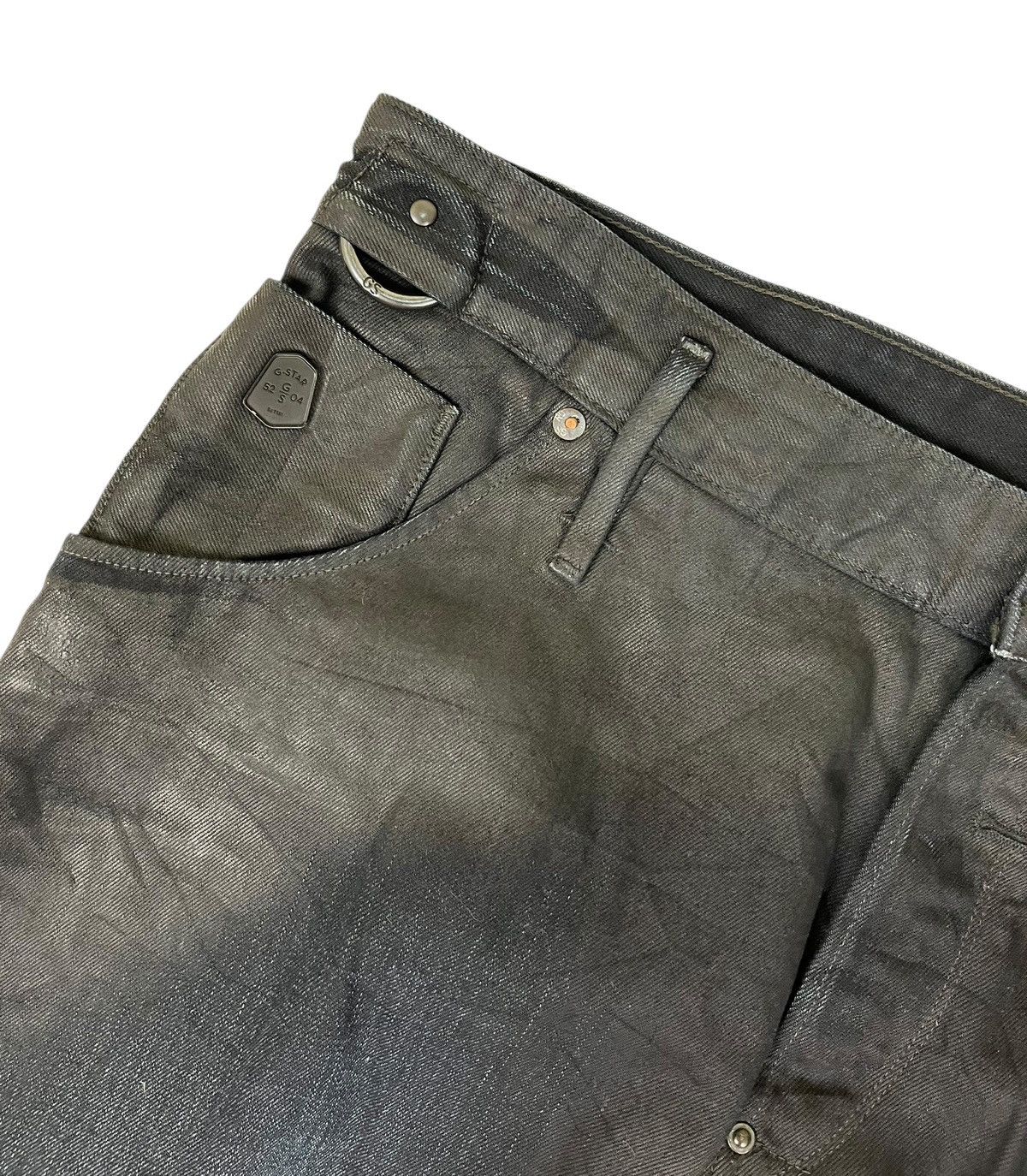 G-Star Gstar Black Wax Loose Tapered Jeans Size US 34 / EU 50 - 7 Thumbnail