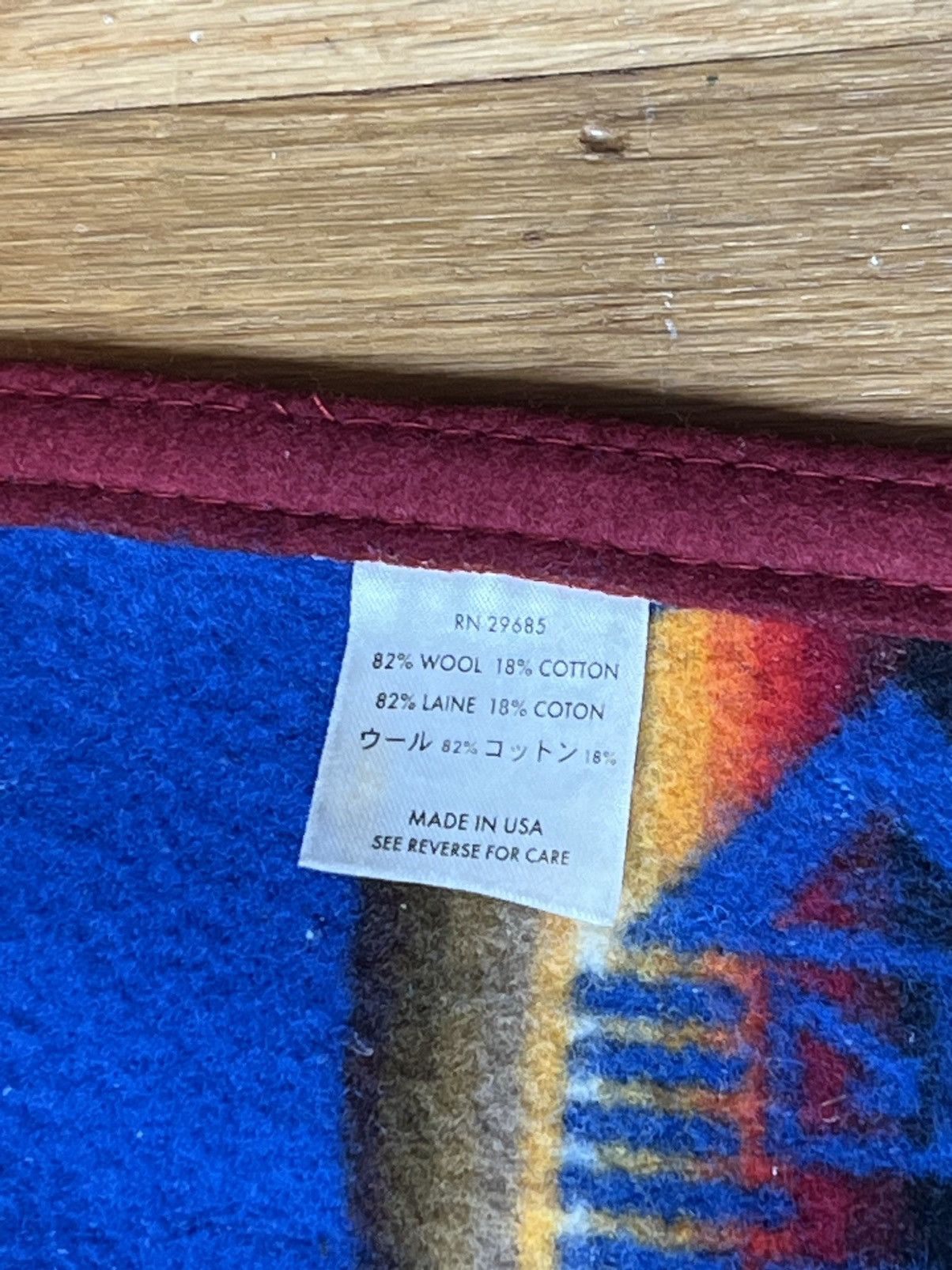 Pendleton Pendleton Beaver State Wool Baby Crib Lap Blanket 32”x44” Size ONE SIZE - 5 Thumbnail