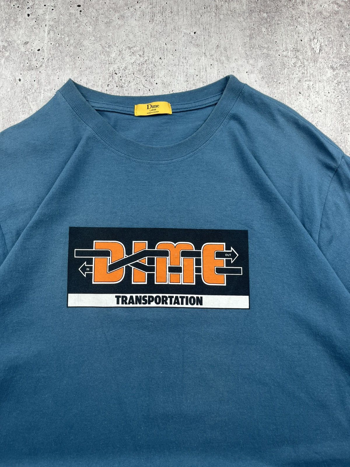 Dime Dime Transportation T-Shirt Real Teal Size US L / EU 52-54 / 3 - 3 Thumbnail