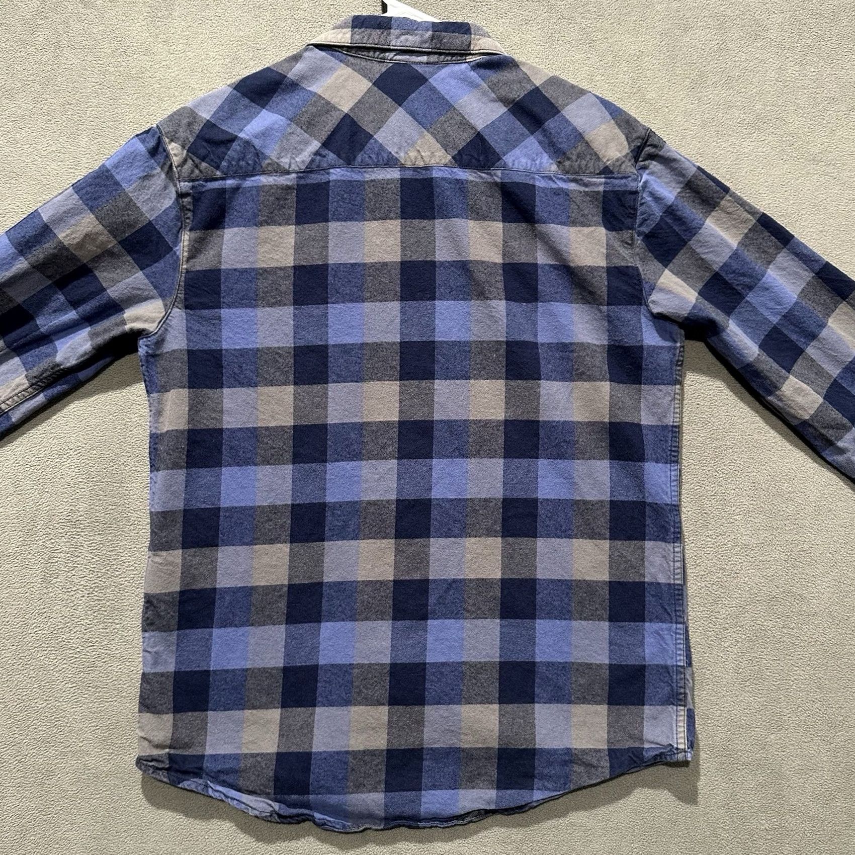 Harley Davidson Harley Davidson Shirt Medium Blue Plaid Flennel Button Snap Down Long Sleeve Men Size US M / EU 48-50 / 2 - 2 Thumbnail