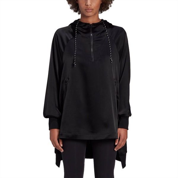 image of Y 3 Yohji Yamamoto Y-3 Tech Silk Hooded in Black, Women's (Size Small)