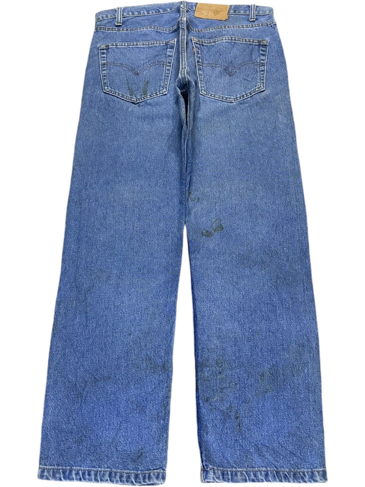 Levi's × Vintage Vintage 70s Levis Blue Wash Grunge Style Jeans Size US 33 - 2 Thumbnail