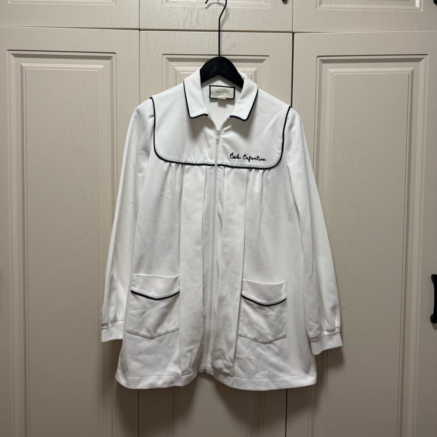 Gucci Gucci White Coat Dress S Size Size S / US 4 / IT 40 - 1 Thumbnail