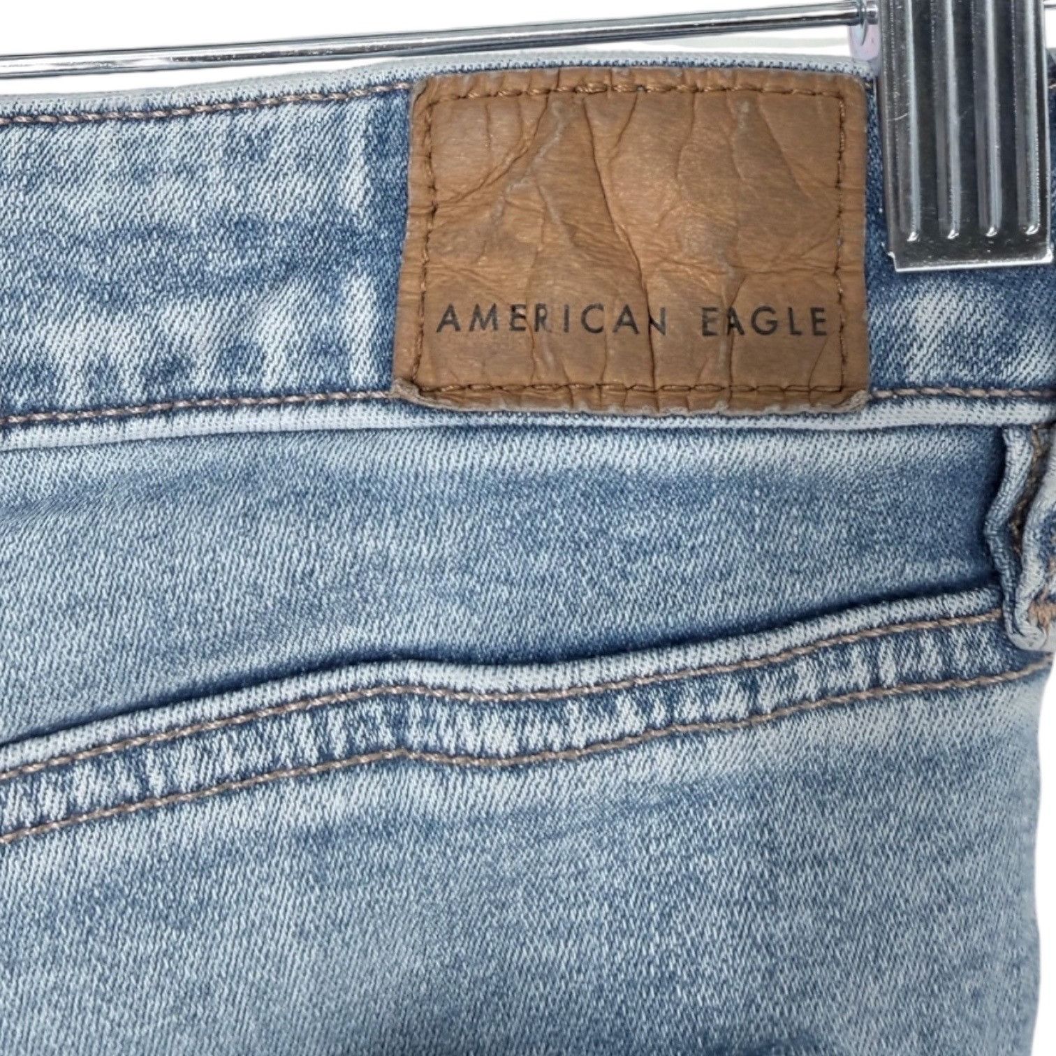 American Eagle Outfitters American Eagle Jeans - Distressed Skinny - Raw Hem -10- VGC Size 32" / US 10 / IT 46 - 7 Thumbnail