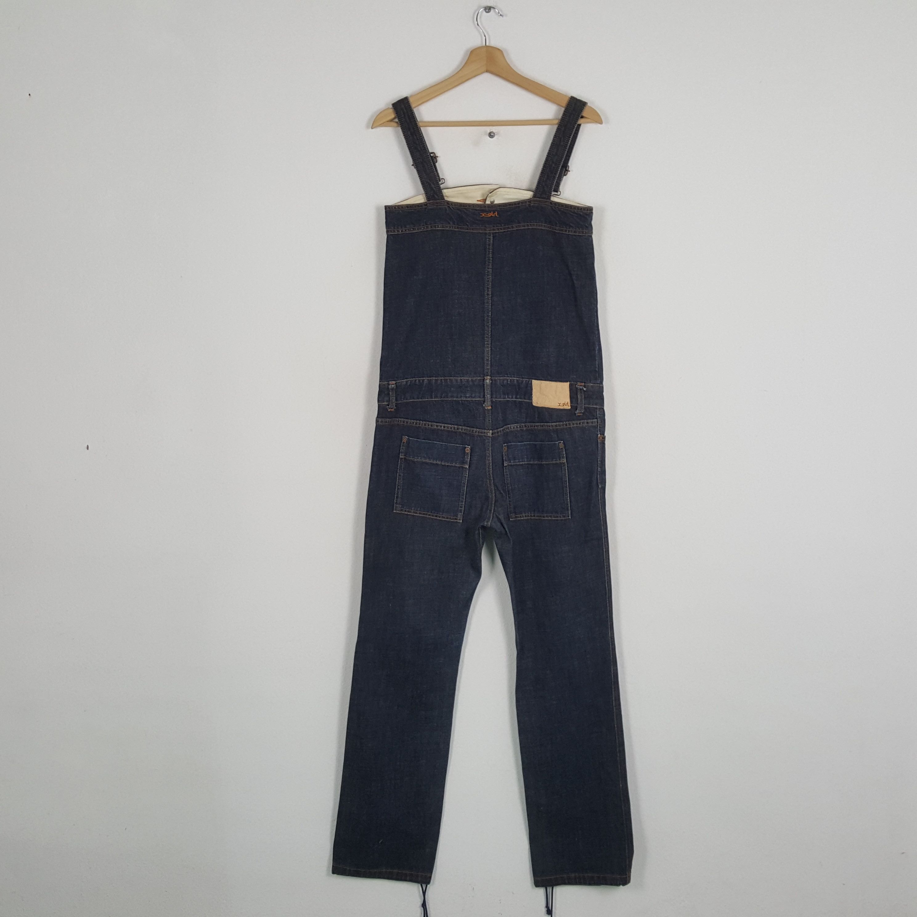 Vintage Vintage X-GIRL Japanese Fashion Brand Overall Blue Jeans Size 36" / US 14 / IT 50 - 4 Thumbnail