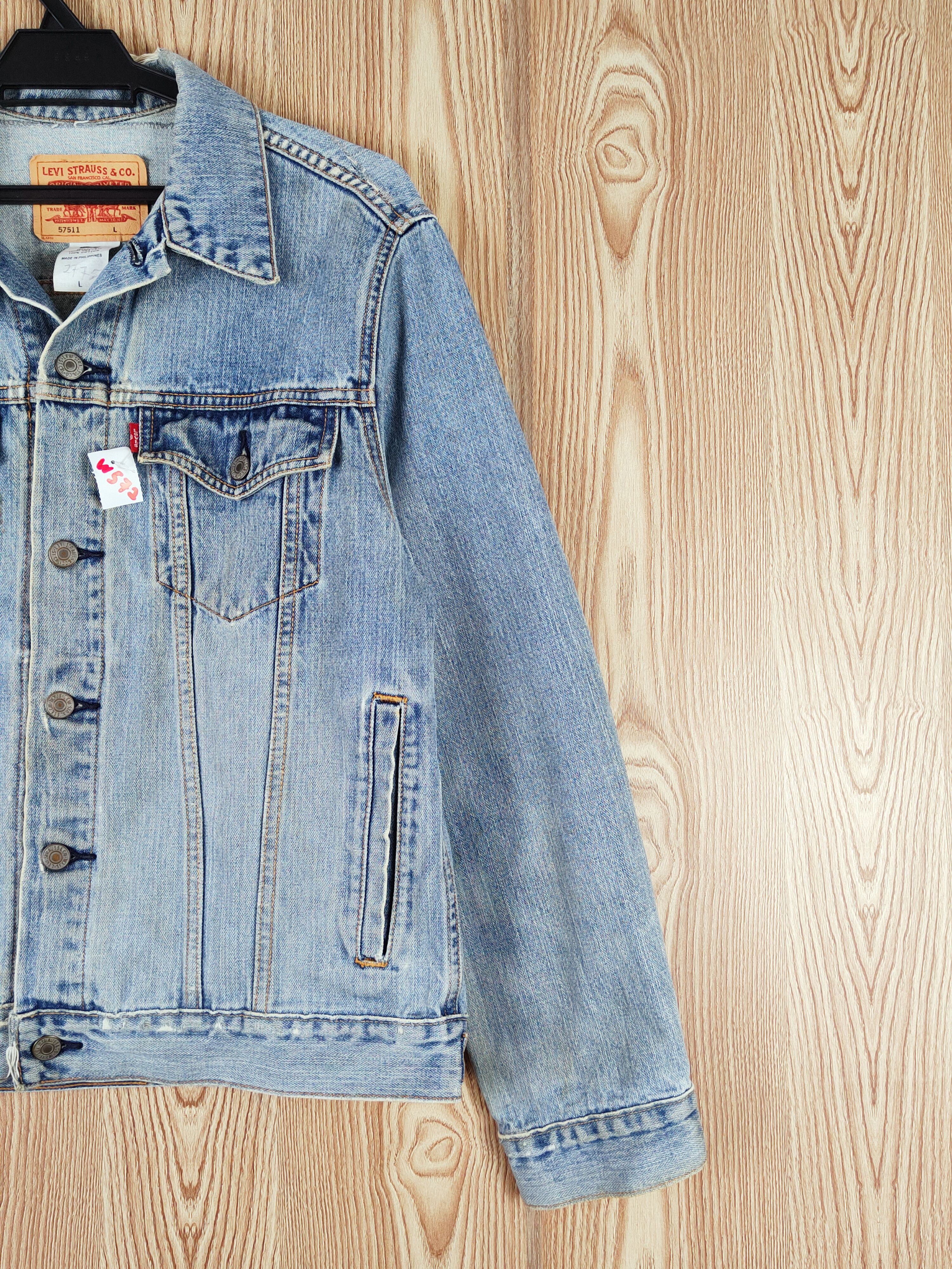 Levi's DL Levi's vintage faded Blue Denim Jackets #W572 Size L / US 10 / IT 46 - 6 Thumbnail