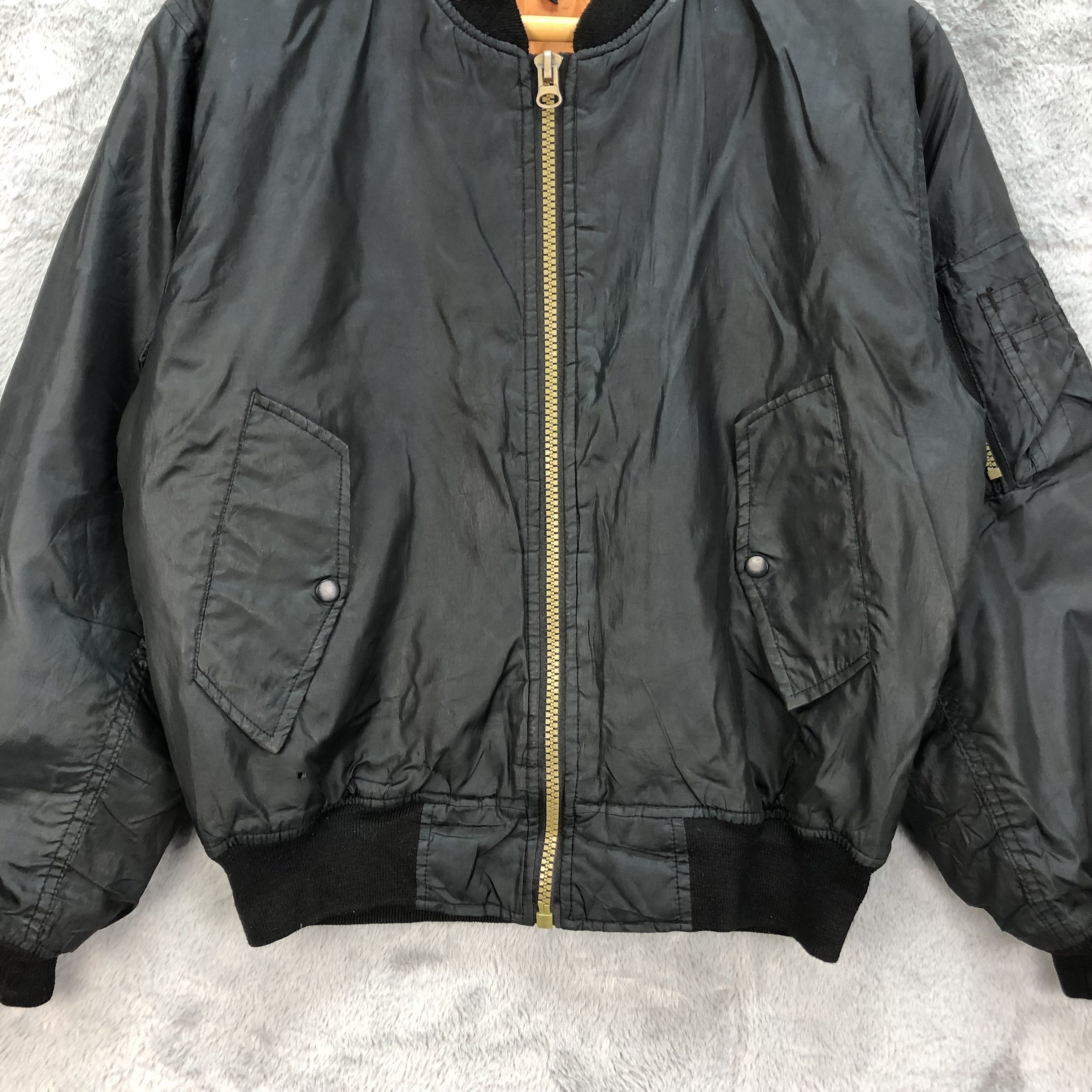 Japanese Brand TRASHED DCM BRAND BOMBERS FLIGHT JACKET #4994-35 Size US M / EU 48-50 / 2 - 3 Thumbnail