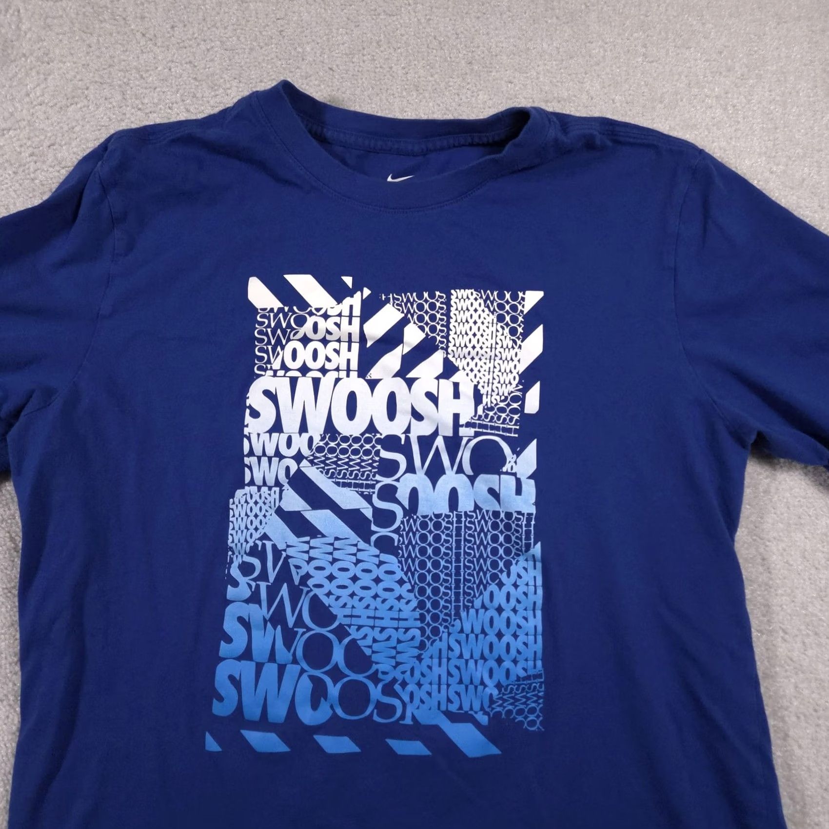 Nike Nike Shirt Mens Large Blue Swoosh Graphic Tee Short Sleeve Athletic Cambodia Size US L / EU 52-54 / 3 - 3 Thumbnail