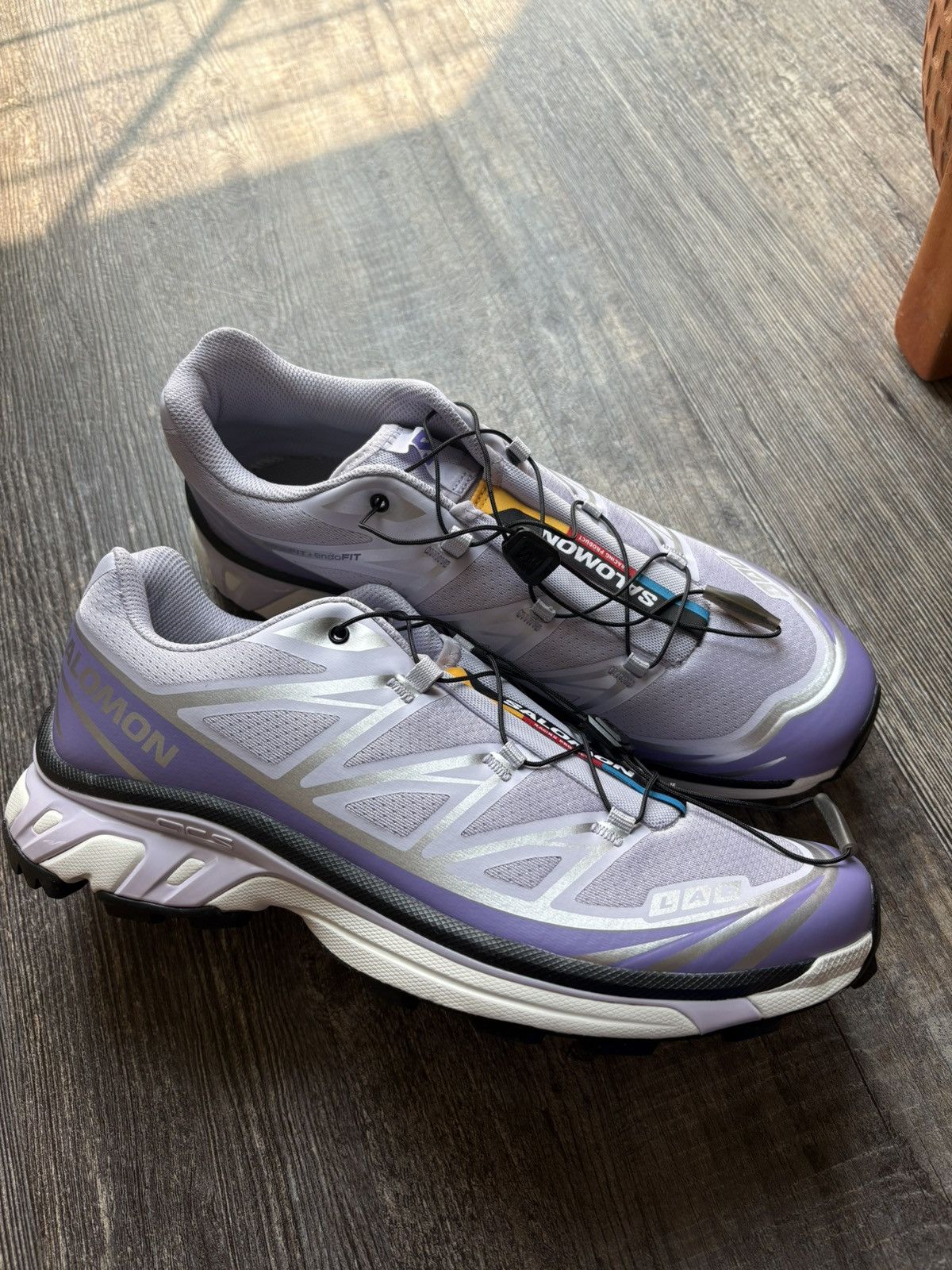 Salomon XT-6 Hiking Camping shoes gorpcore silver heather purple 10.5 Salomon XT-6  main image 4