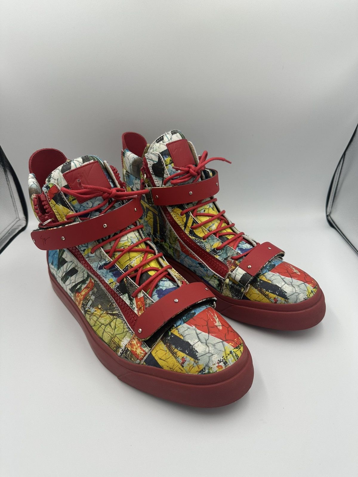 Giuseppe Zanotti Giuseppe Zanotti High Top Sneakers Size US 15 / EU 48 - 3 Thumbnail